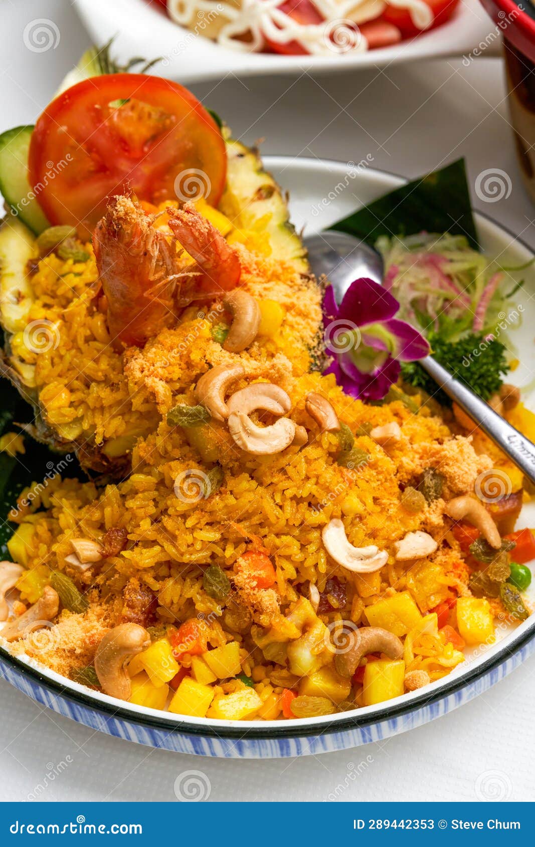 Thai Pineapple Fried Rice Royalty-Free Stock Photography