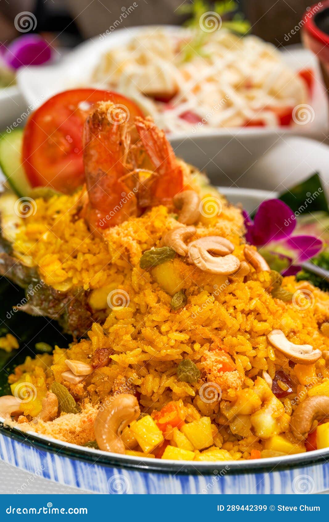 Thai Pineapple Fried Rice Royalty-Free Stock Photography