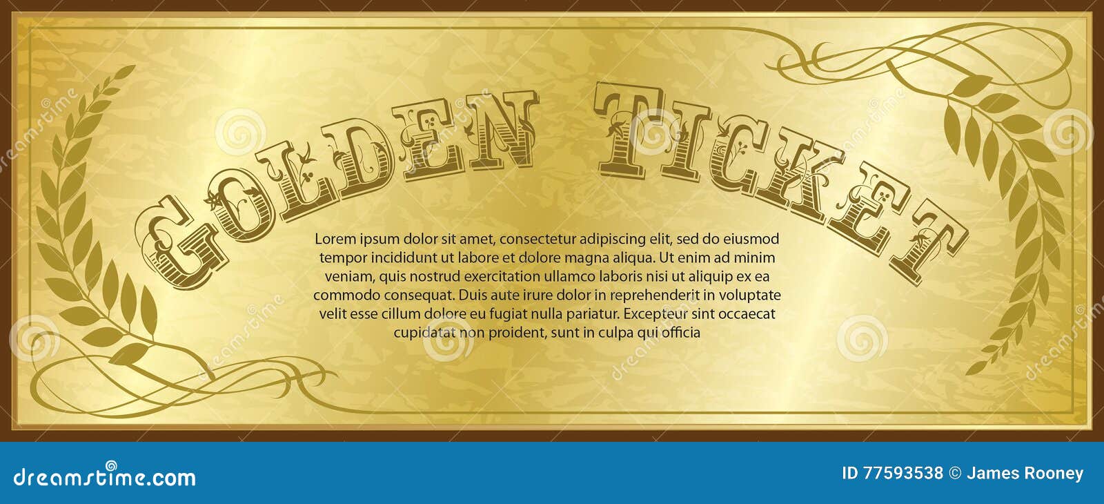 golden-ticket-stock-vector-illustration-of-coupon-admittance-77593538