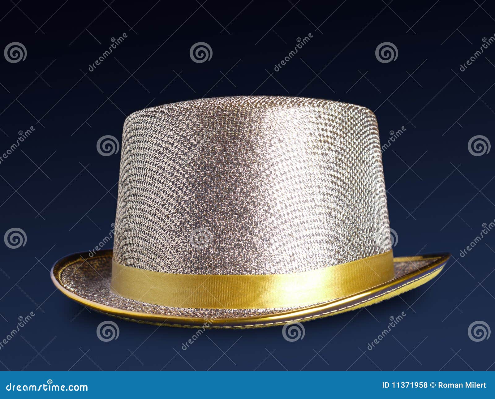 Golden top hat stock photo. Image of season, dark, clothing 11371958