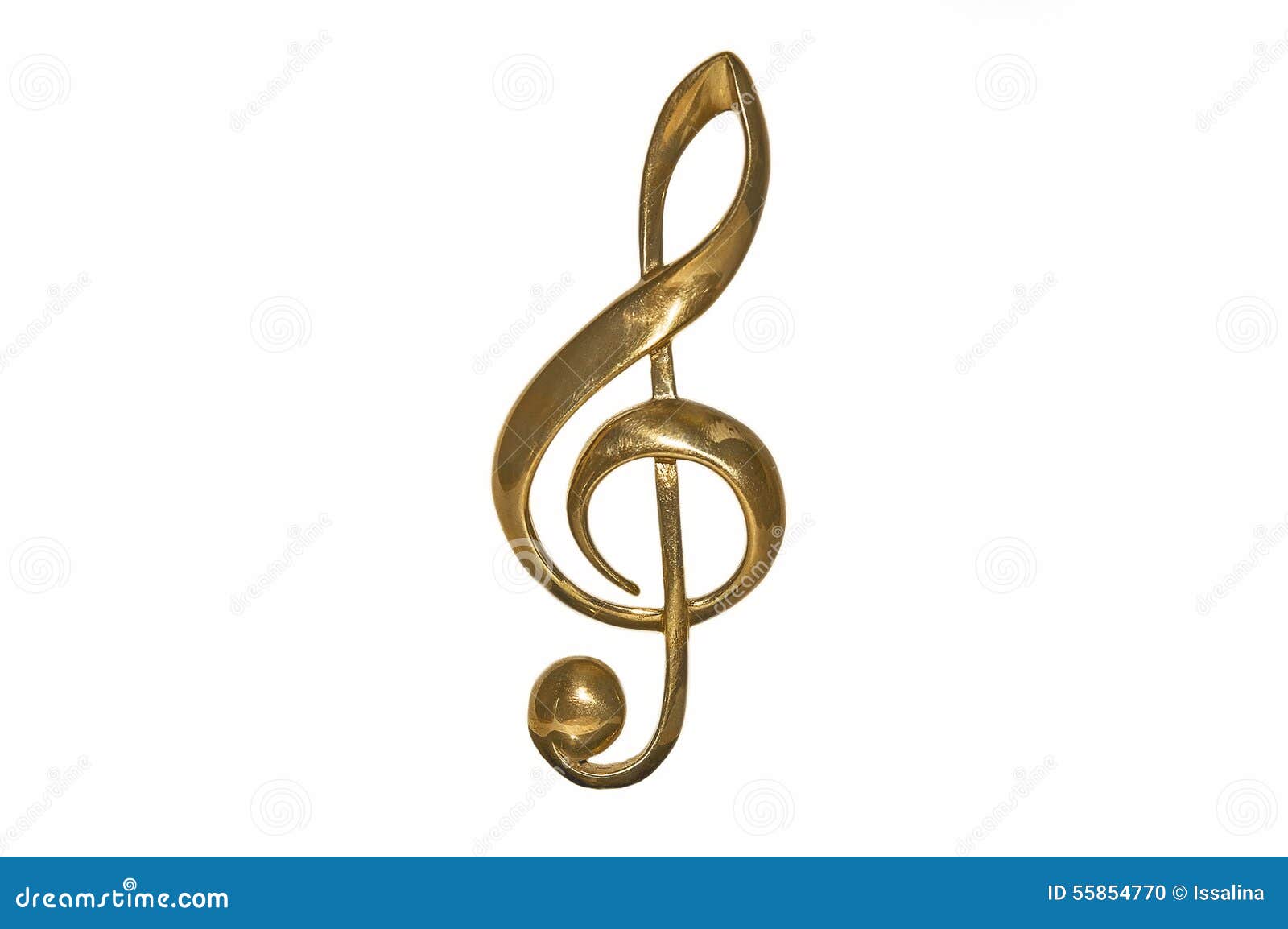 golden treble clef