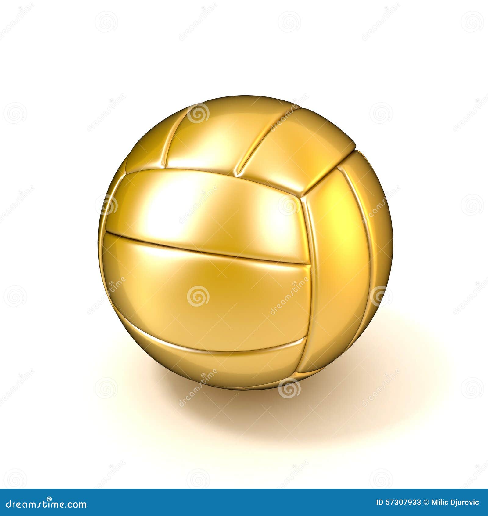 Golden volleyball ball stock illustration. Illustration of classic ...