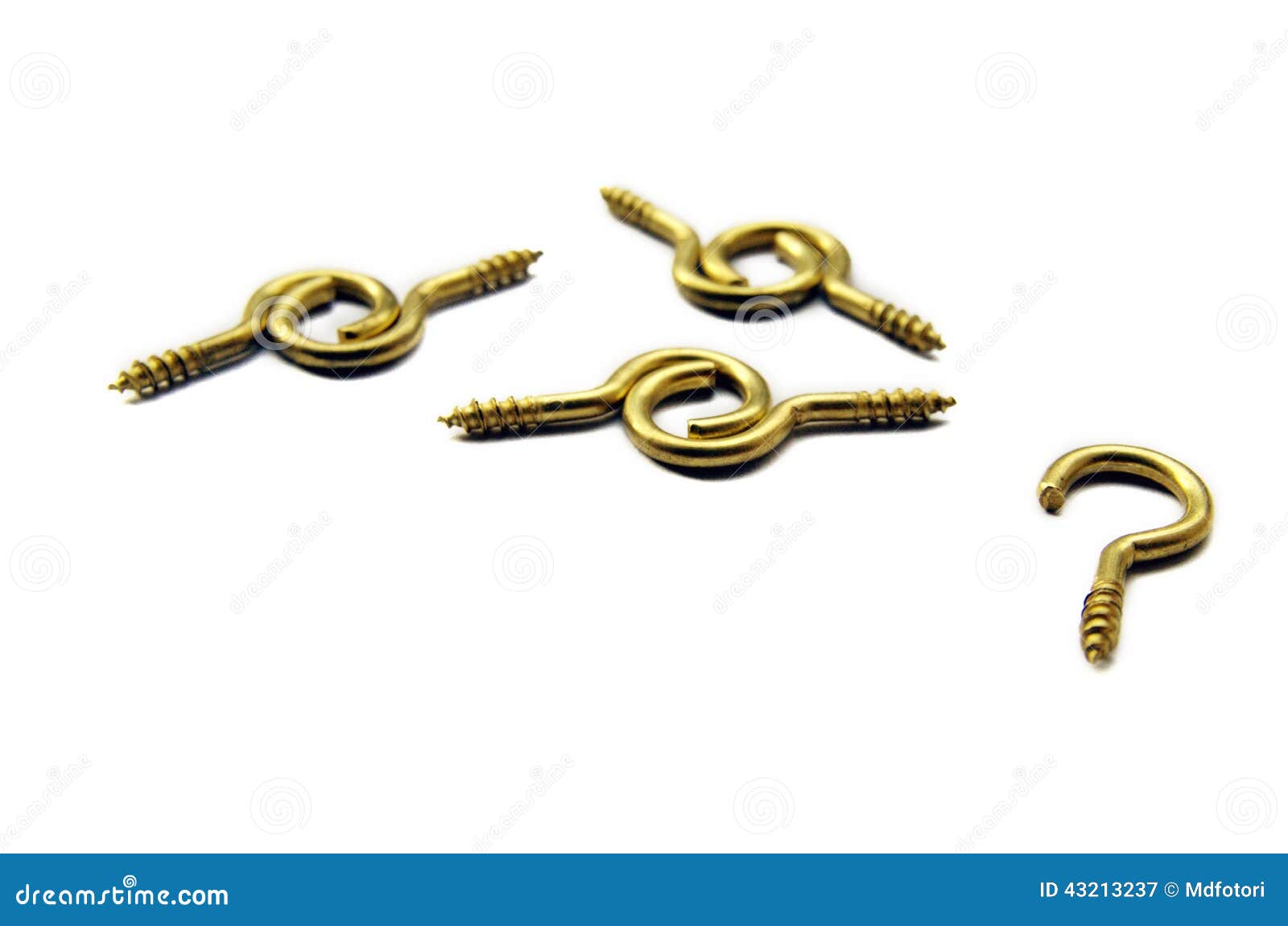 golden wall hooks asorted