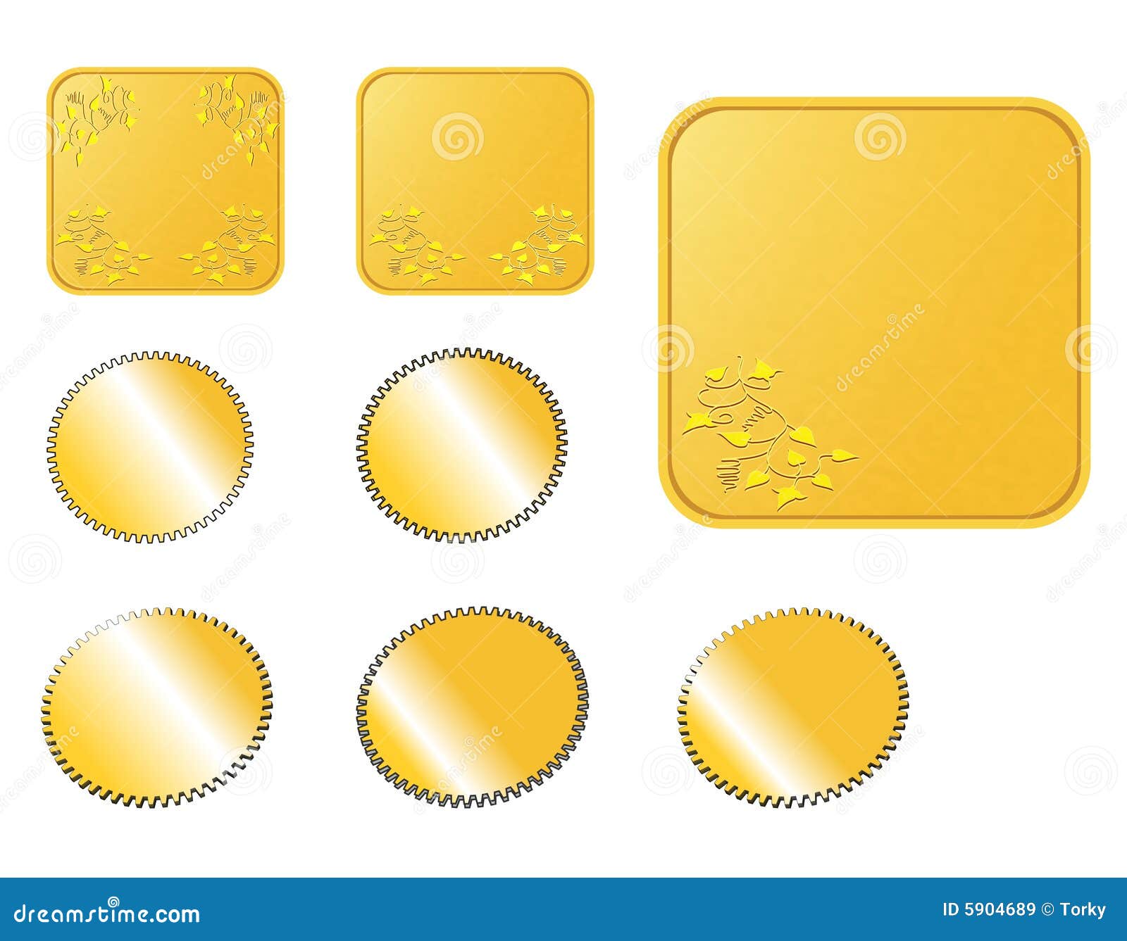 Golden Button Stock Illustrations – 55,827 Golden Button Stock  Illustrations, Vectors & Clipart - Dreamstime