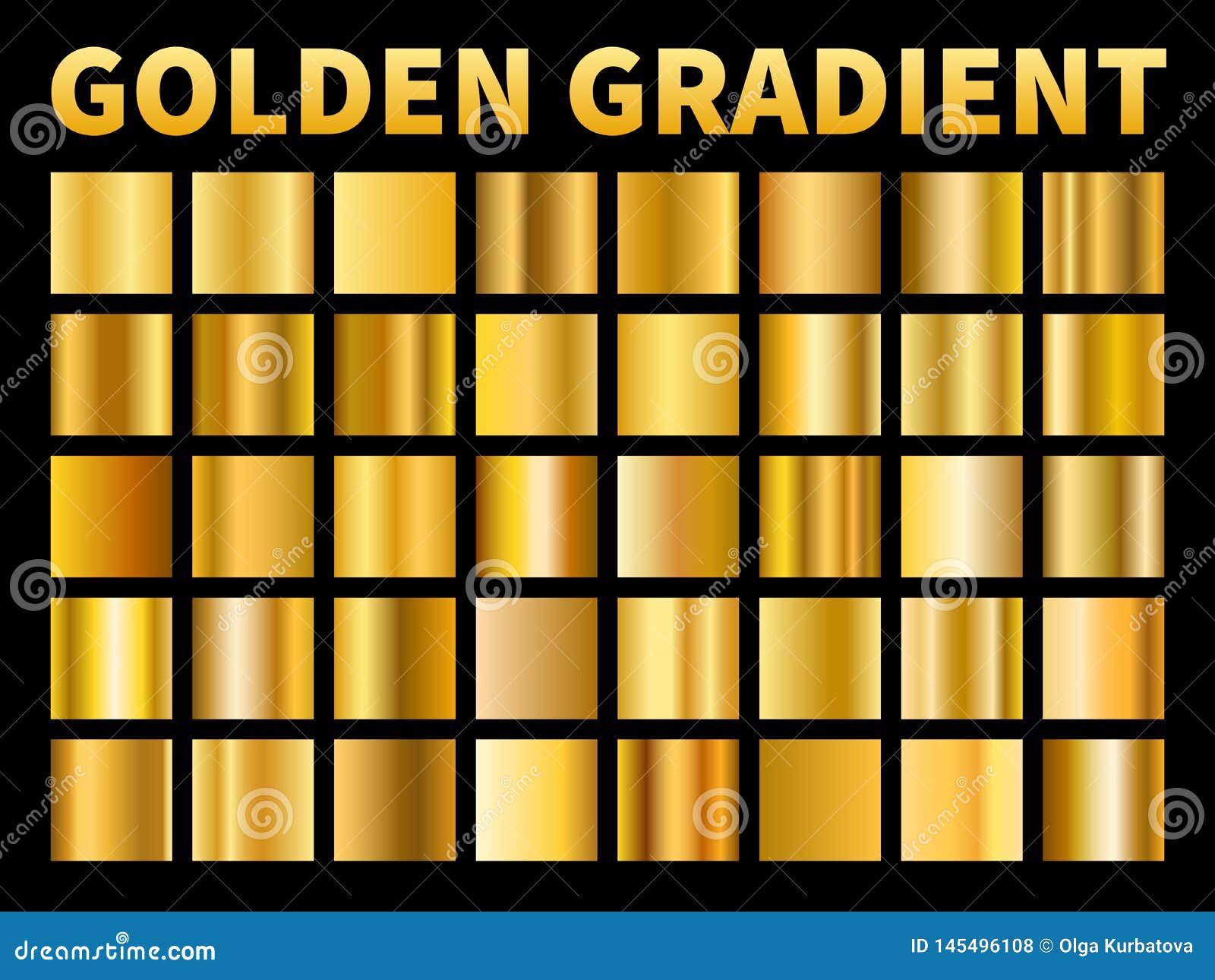 Goldene Steigungen Goldquadrate Asphaltieren Glanzsteigungsmuster
