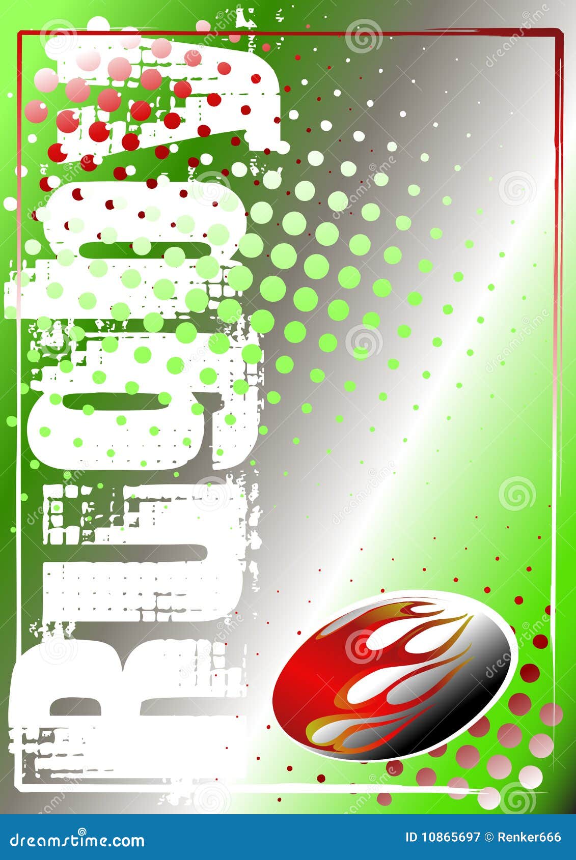 Goldener Plakathintergrund 1 Des Rugbys Vektor Abbildung - Illustration