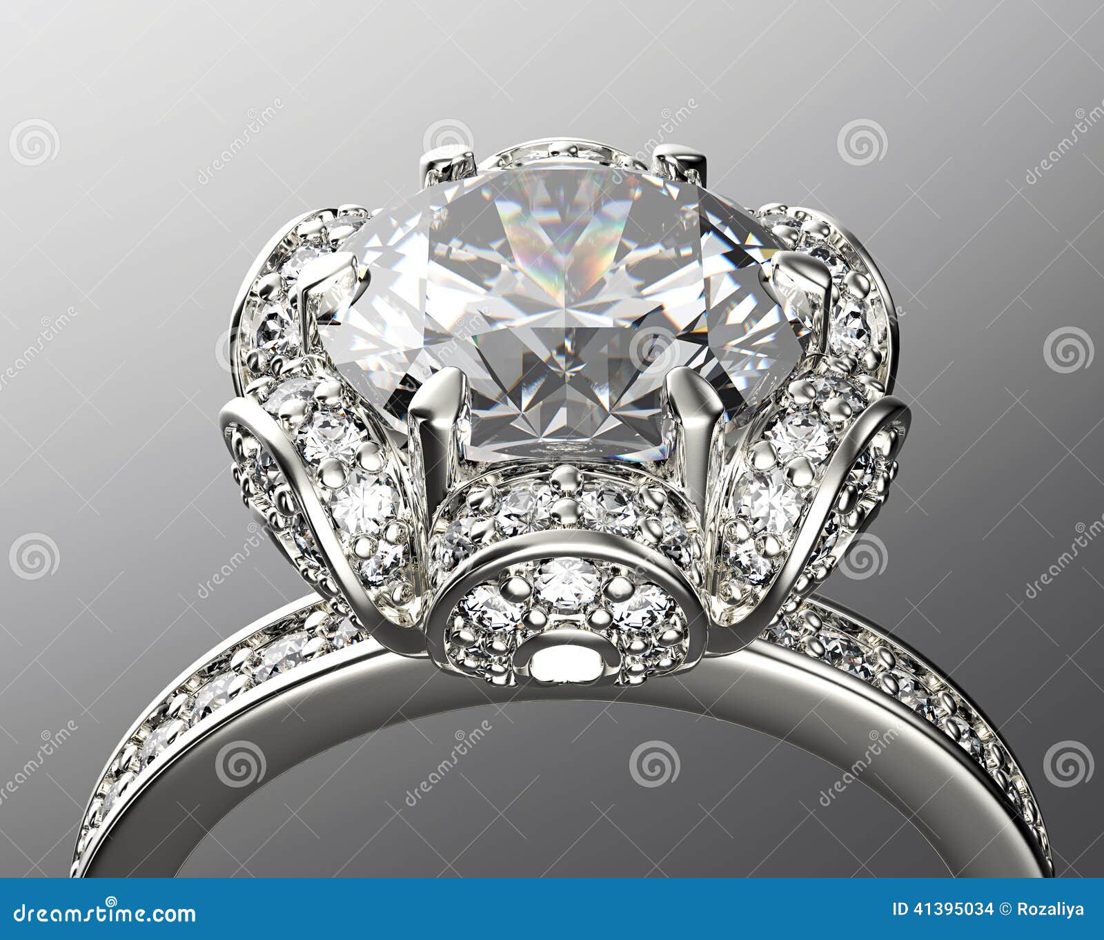 Goldener Verlobungsring Mit Diamanten Stock Abbildung Illustration Von Diamanten Goldener