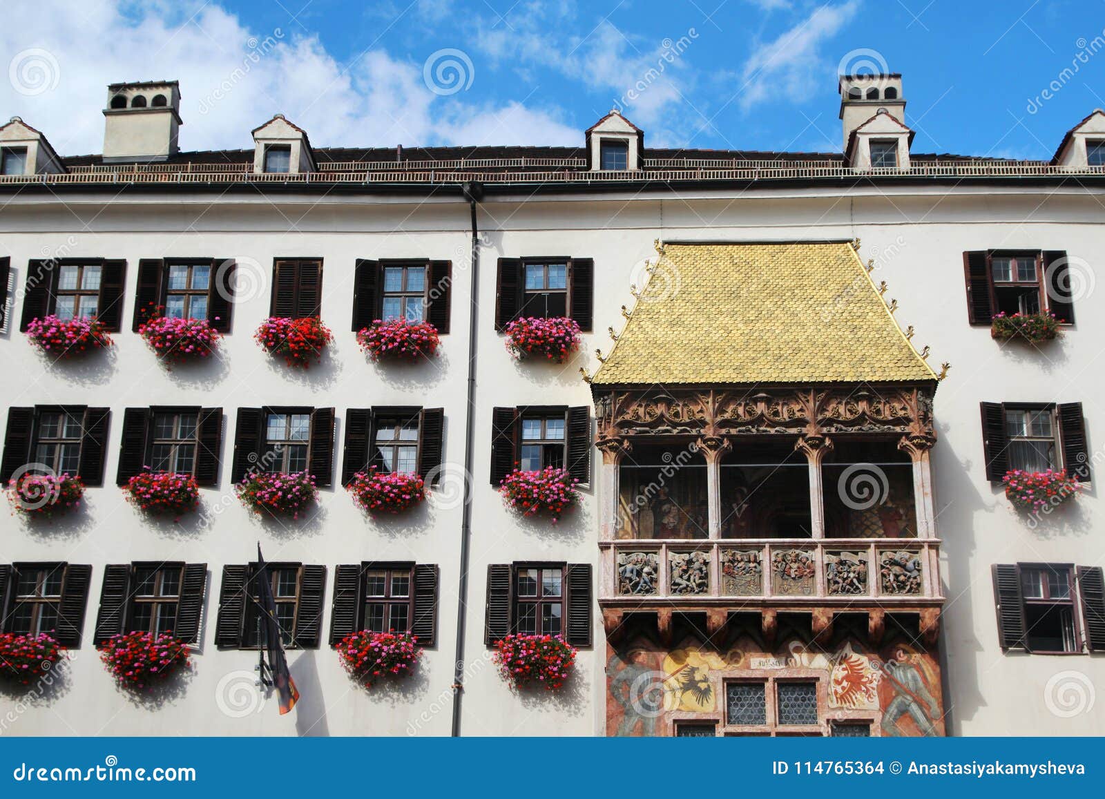 the goldenes dachl golden roof, innsbruck, austria