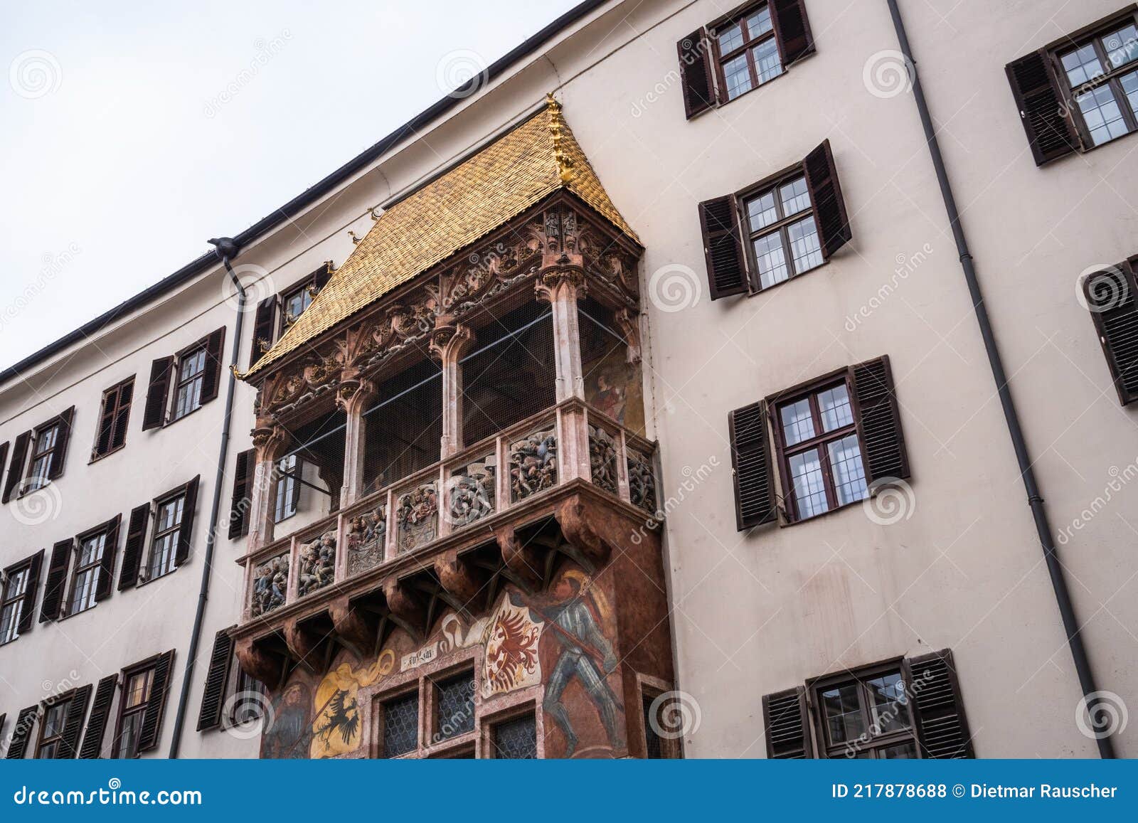 goldenes dachl or golden roof in innsbruck, tyrol, austria