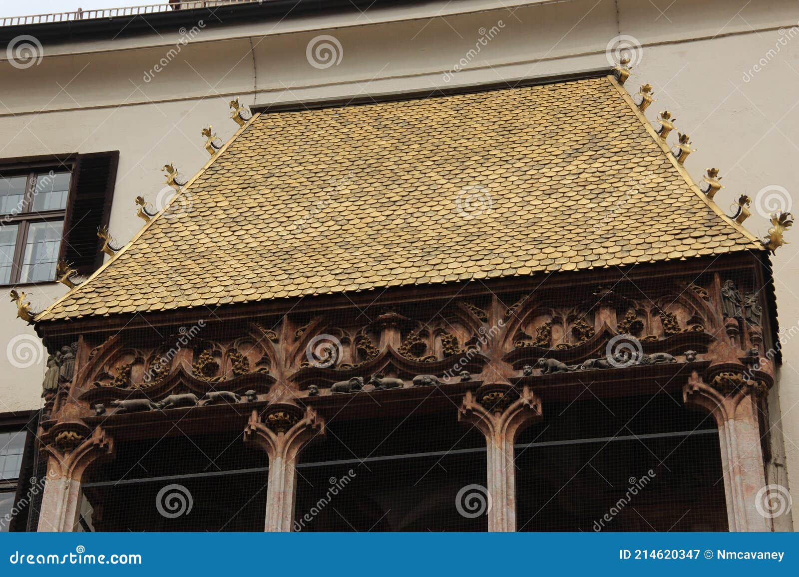 the goldenes dachl golden roof in the the old town in innsbruck, austria