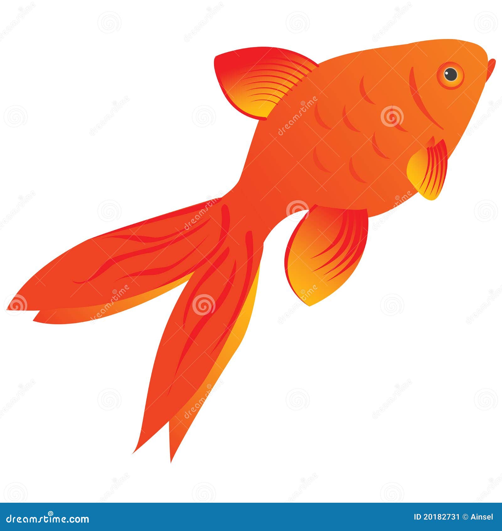 Download Fish Gold Fish Drawing Royalty-Free Stock Illustration