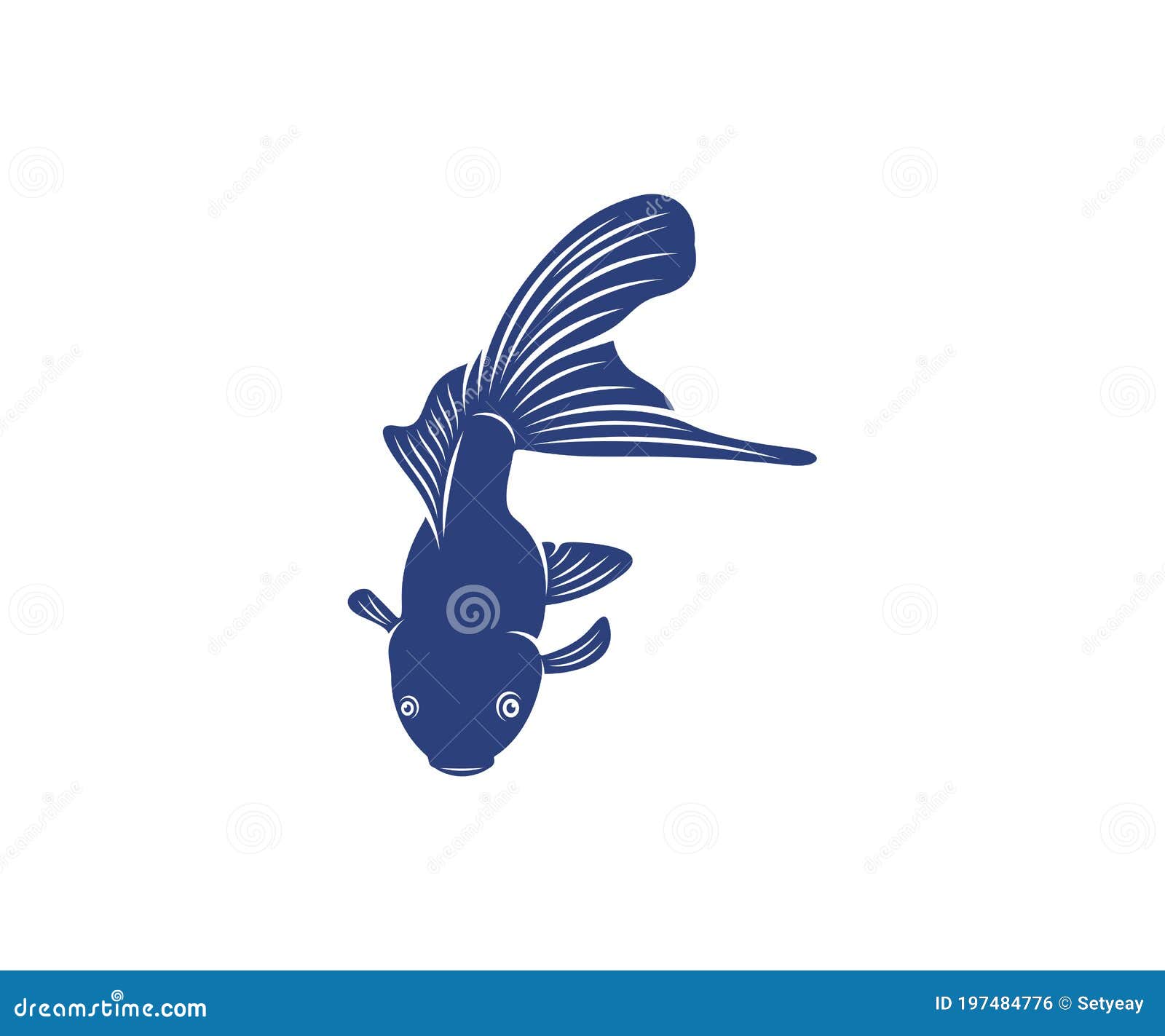 Goldfish Logo Design Vector Template Goldfish Illustration Icon Symbol Stock Vector Illustration Of Oranda Multicolored