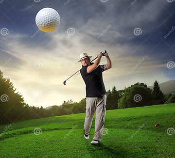 Golf stock photo. Image of green, adult, action, outdoor - 10572108