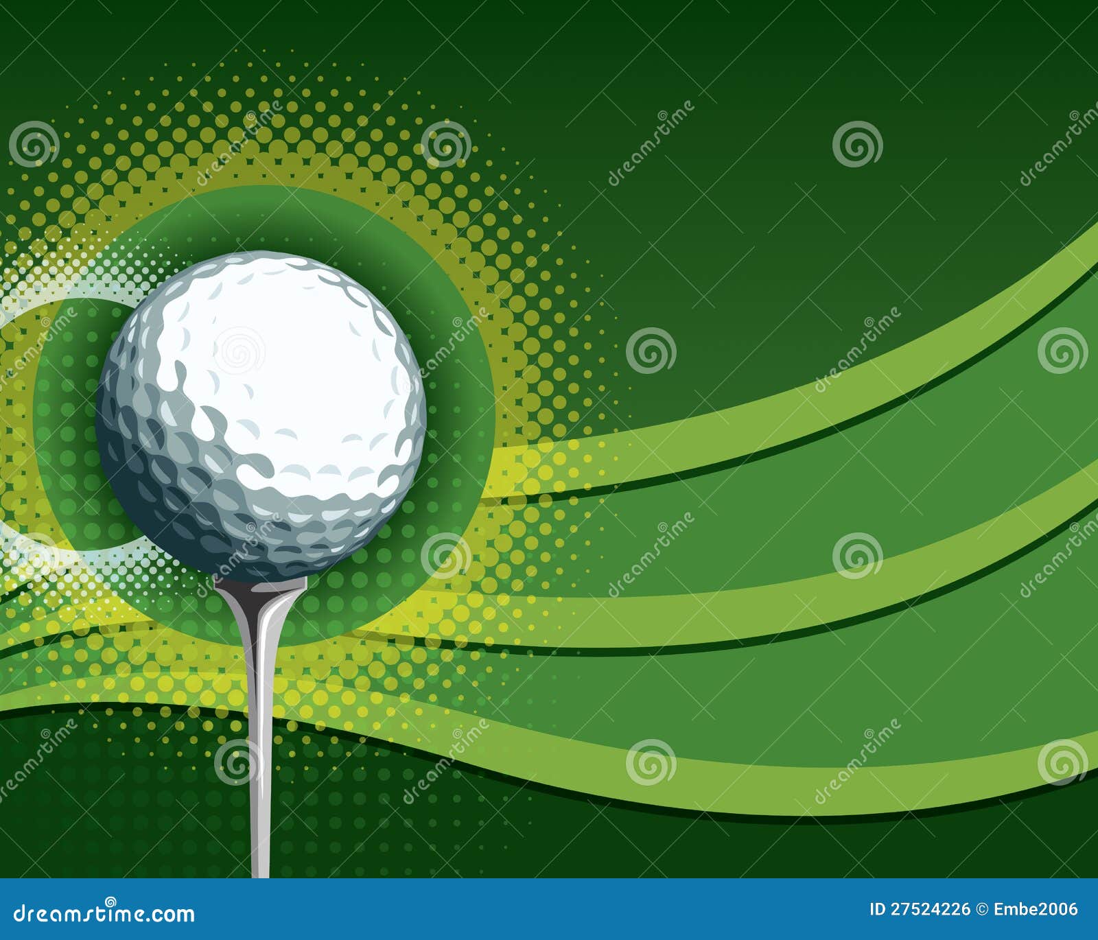 Golf background stock vector. Illustration of invitation - 27524226