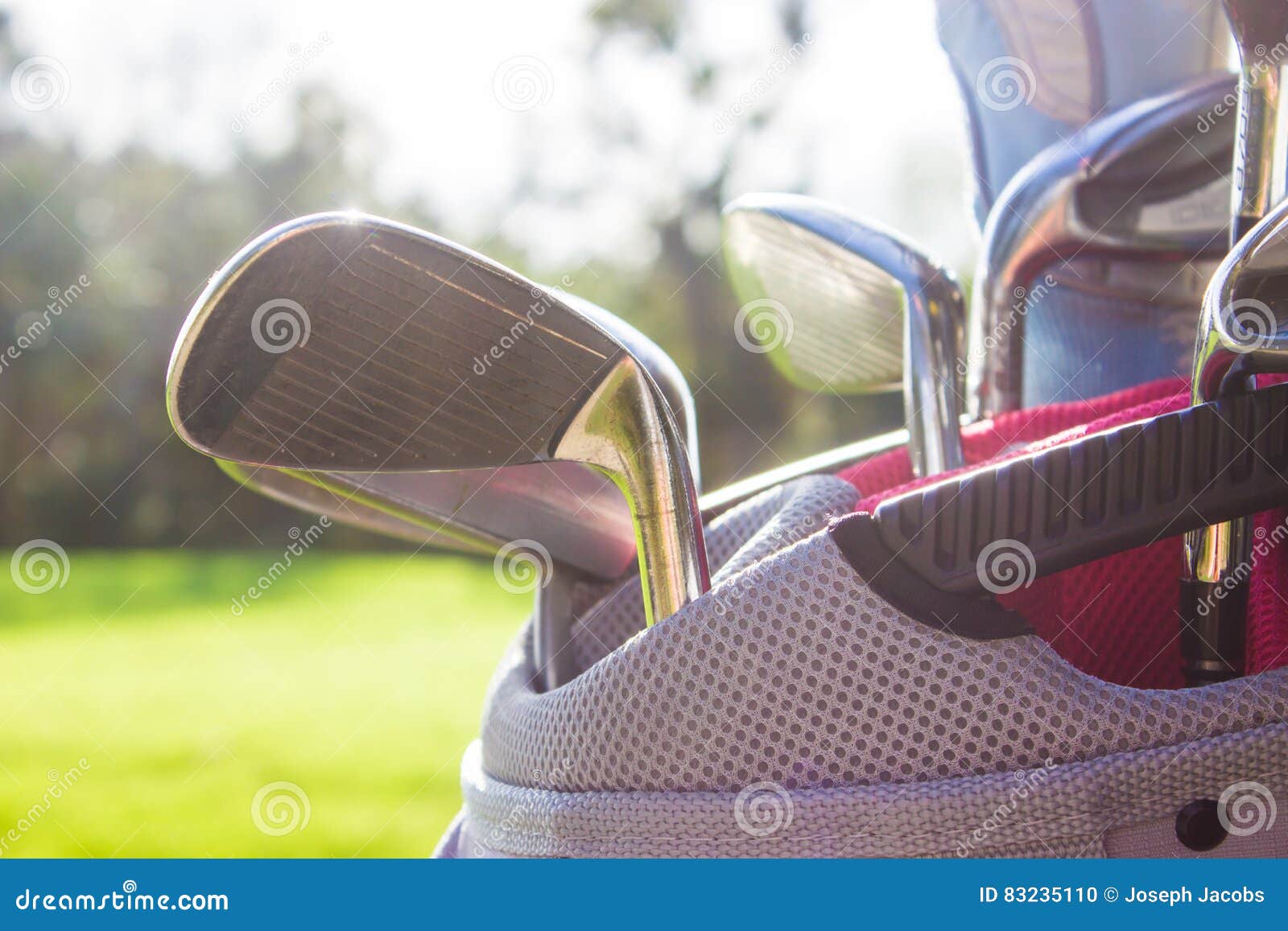 Golf Bag Full of Clubs stock photo. Image of outdoors 83235110