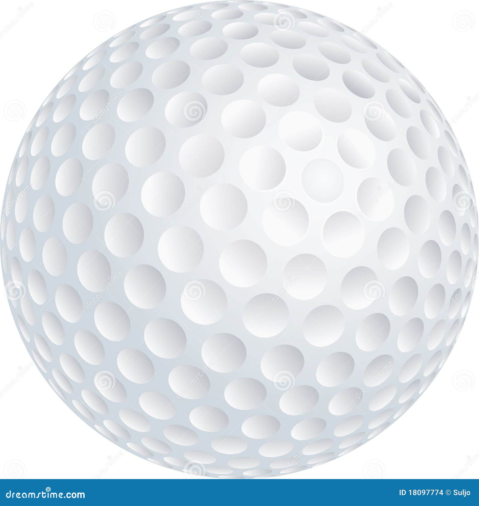 Golf Ball Emoticon Face Emoji Cartoon Icon Vector Illustration ...