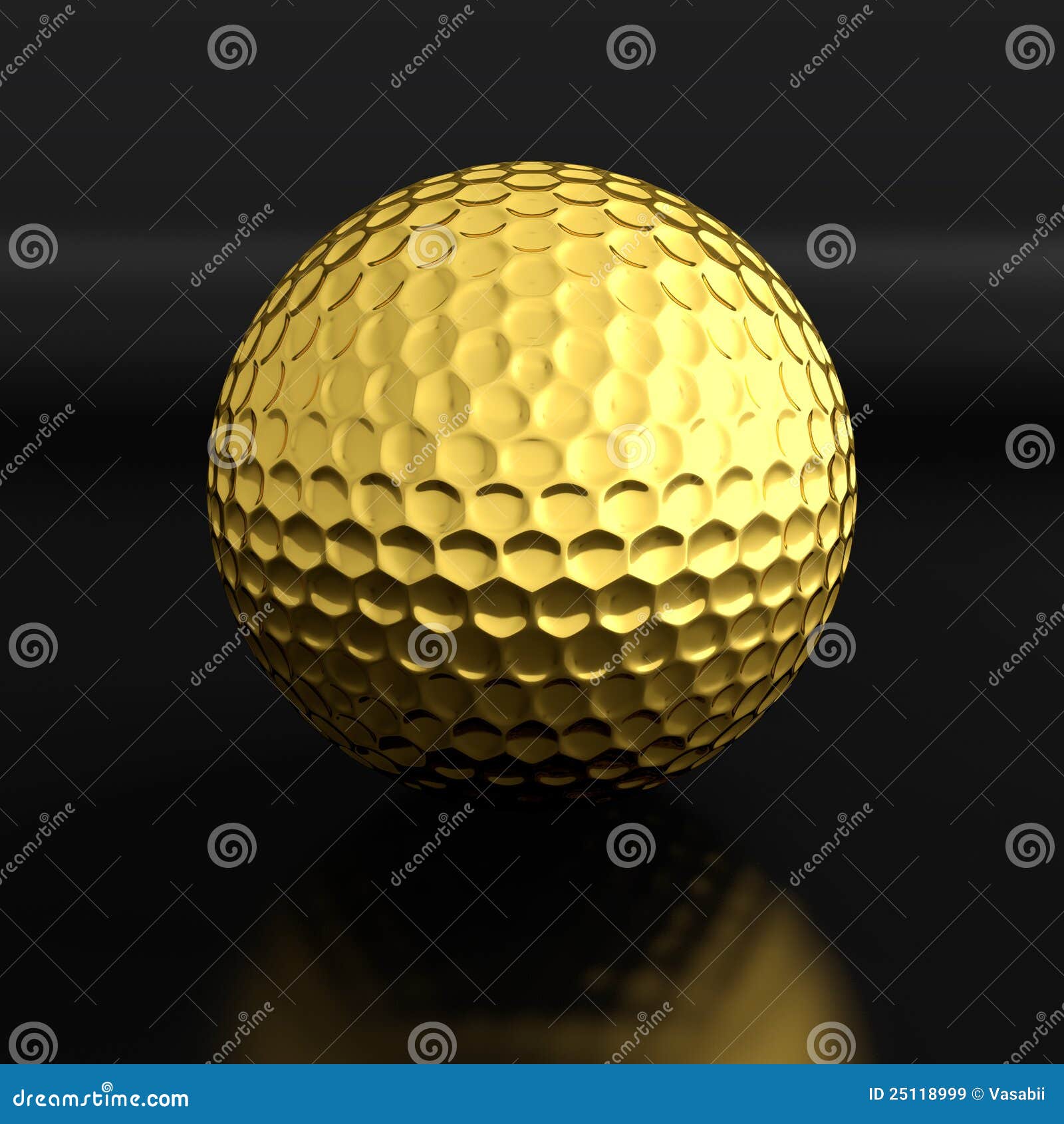 Golf ball stock illustration. Illustration of color, golf - 25118999