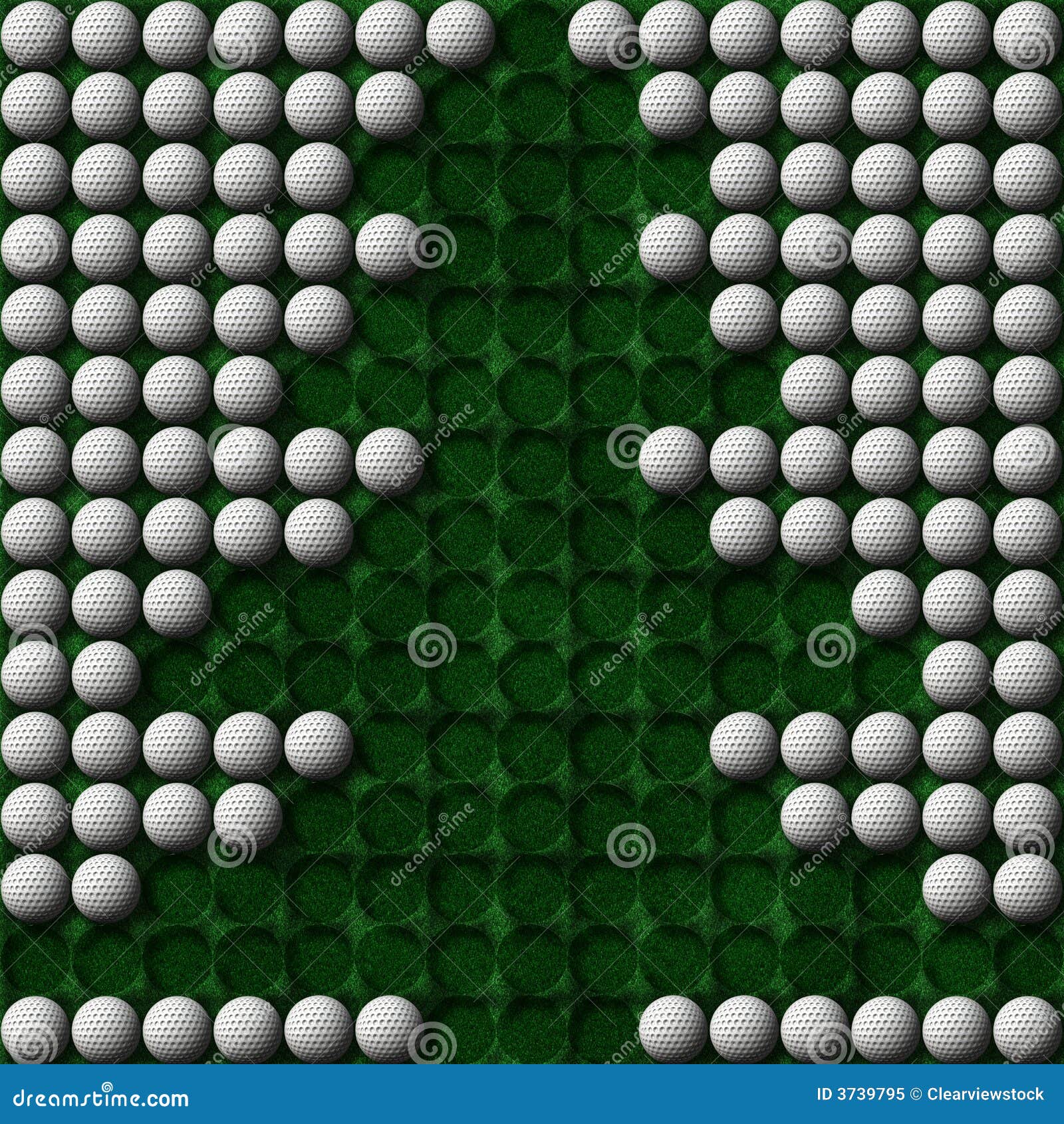 Golf ball christmas tree stock vector. Illustration of balls 3739795