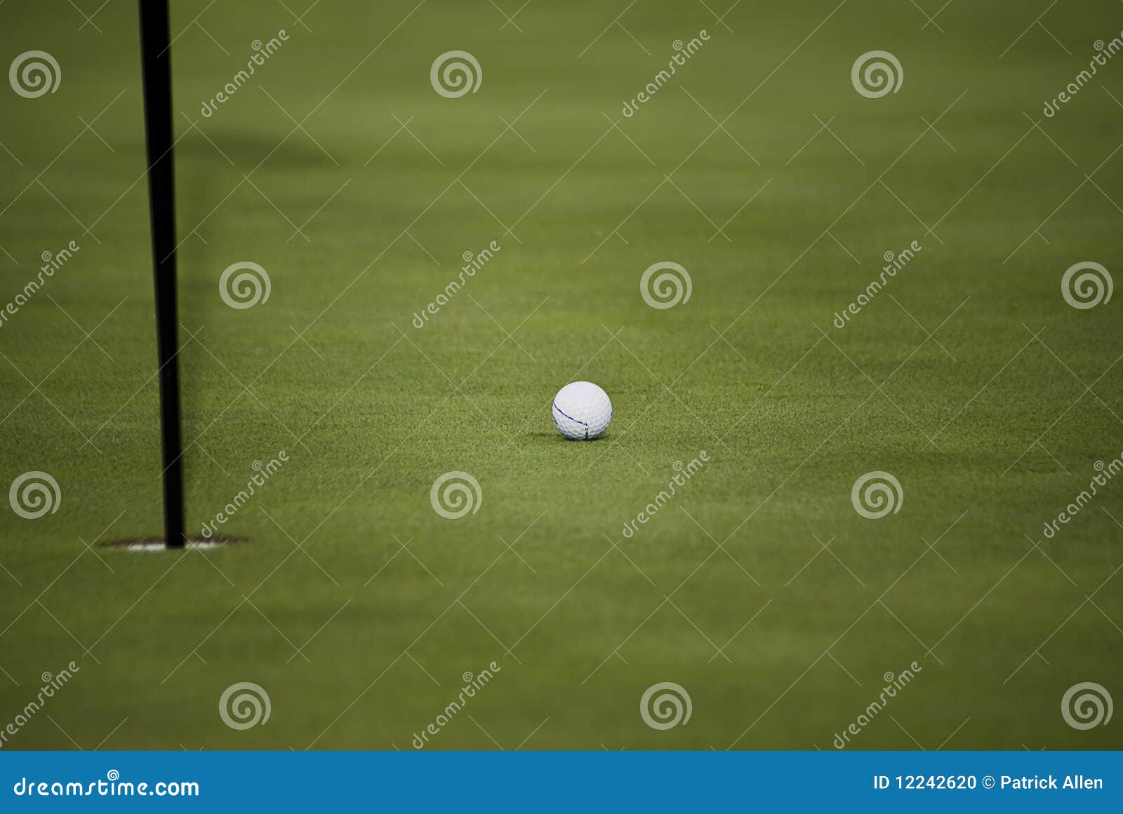 Golf Ball, Flag Pin, Hole, Green Stock Photo Image of recreation