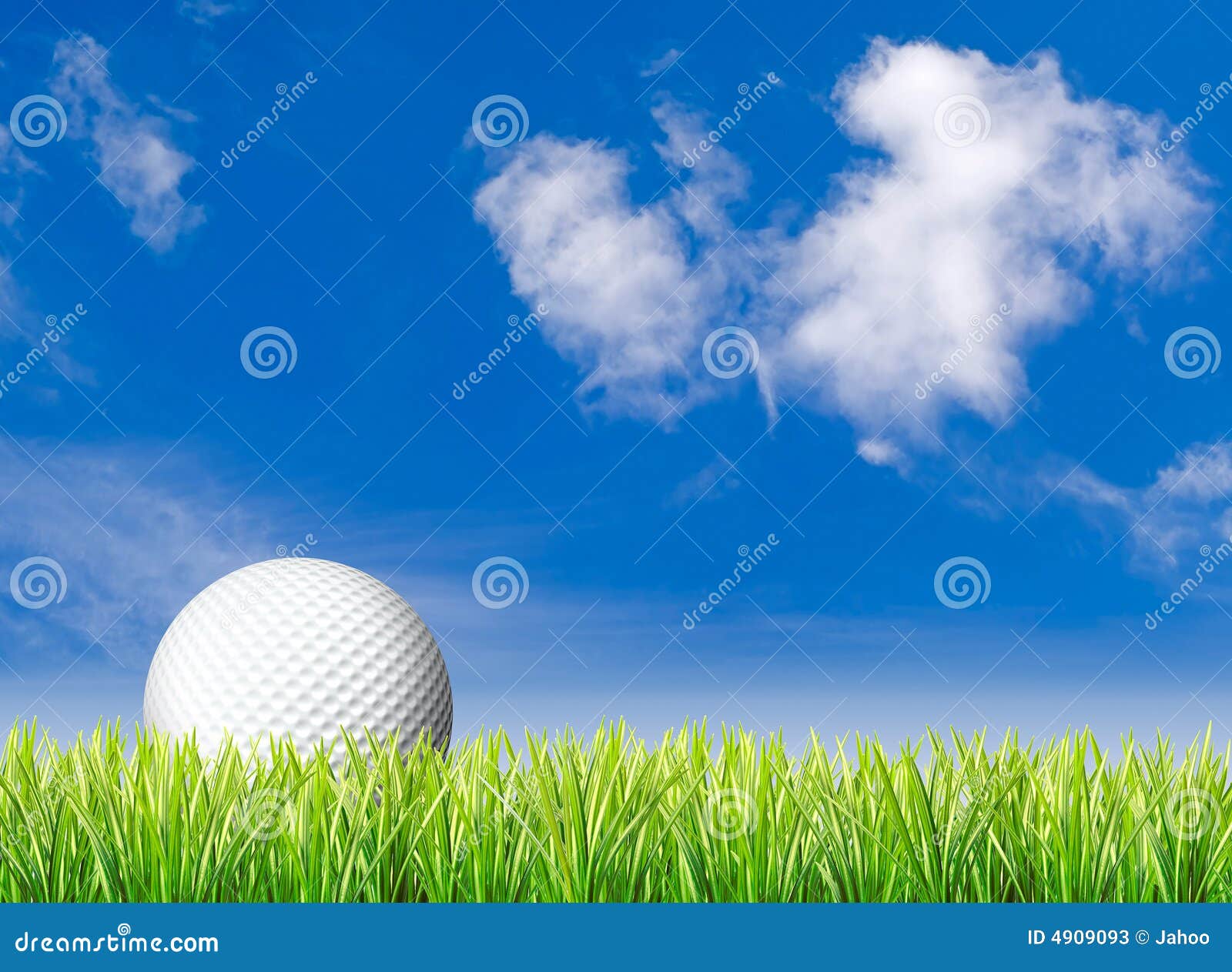 Golf Golf Course With A Golf Bag Stock Photo - Download Image Now - Golf,  Blue, Cloud - Sky - iStock