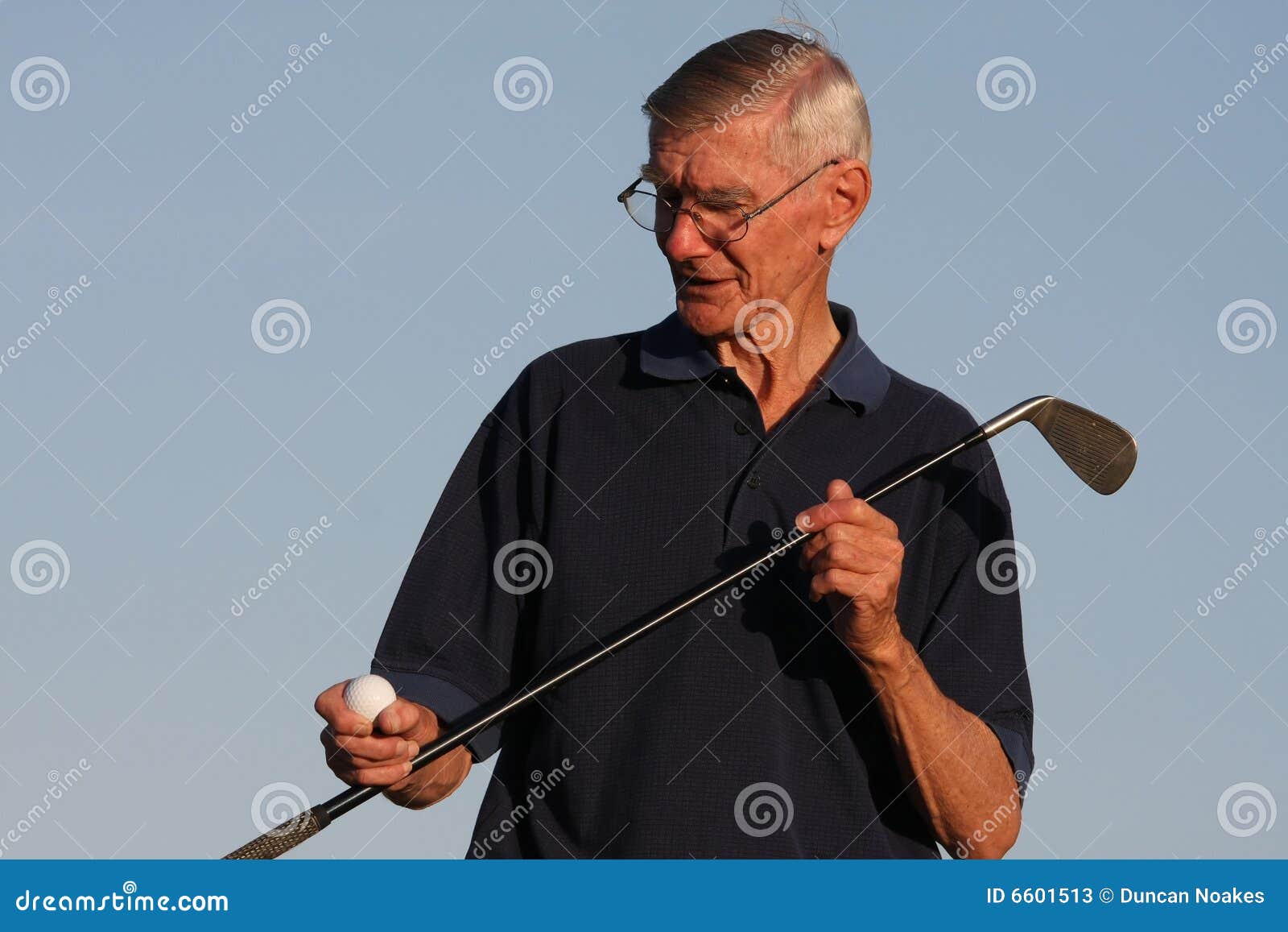 Golf Ball Inspection stock image. Image of elderly, aged 6601513