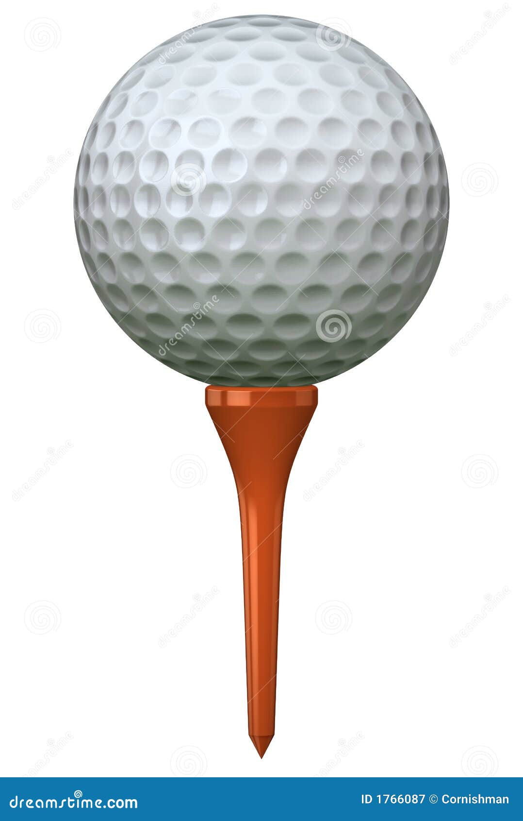 golf ball on tee