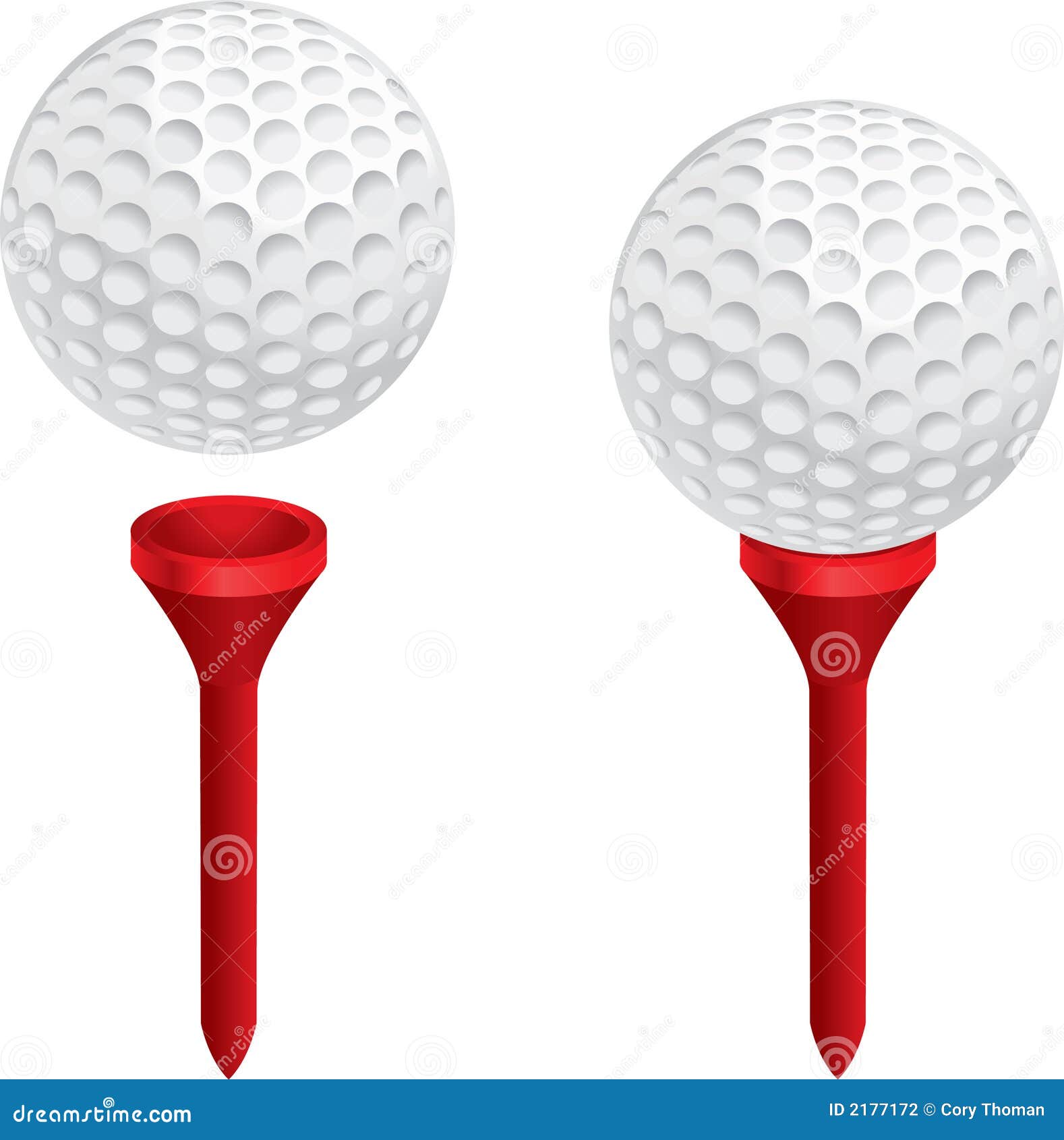 Golf Ball Stock Photo Image 9896110 regarding golfing tee intended for Warm