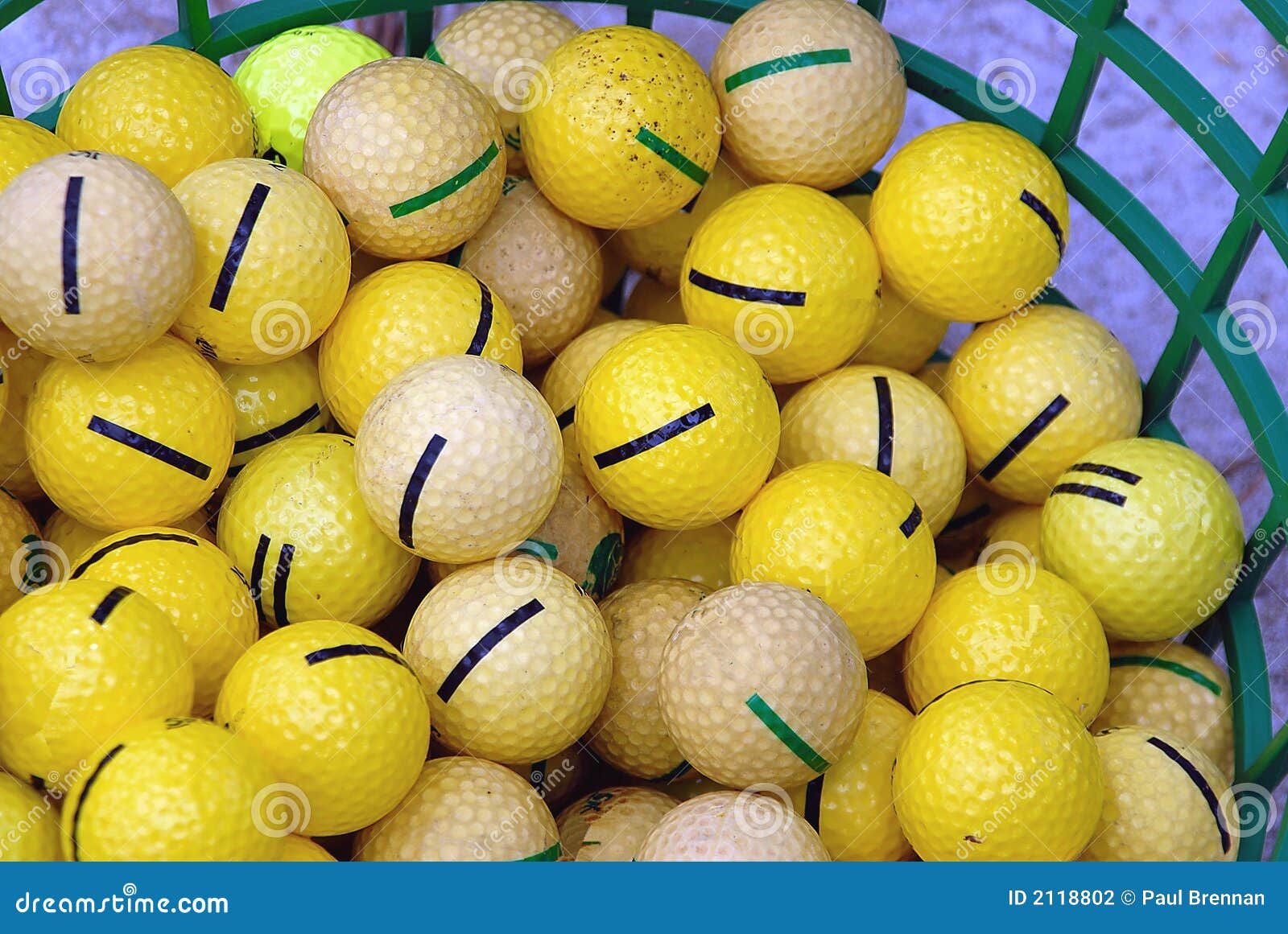 Golf Balls stock photo. Image of game, spheres, detail 2118802
