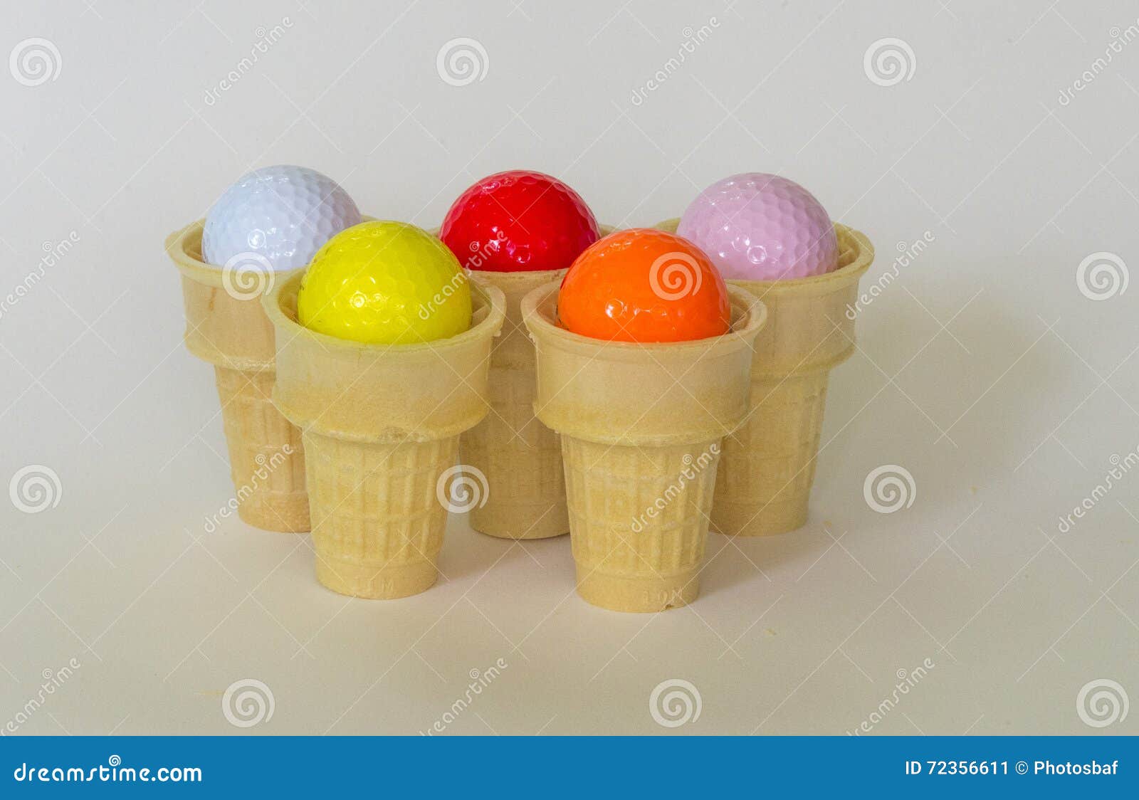 Ice Cream Golf Ball