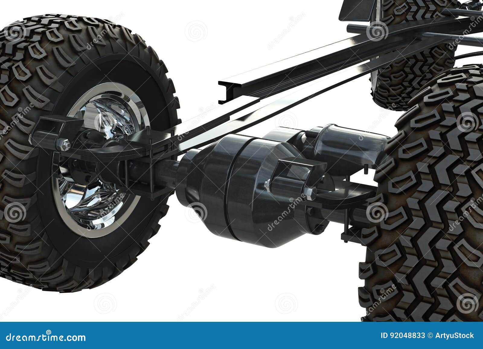 Golf Car Chassis Undercarriage, Close View Stock Illustration Illustration of vehicle, white