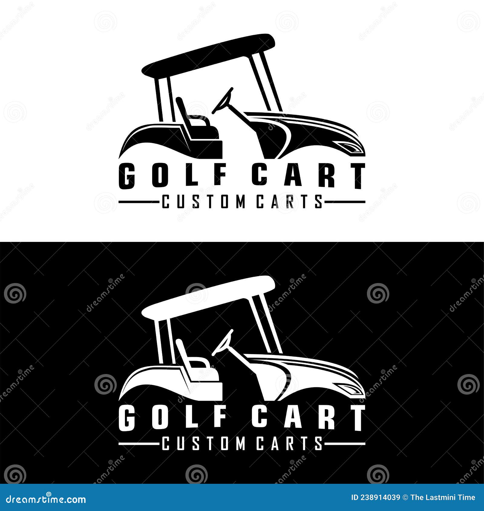 Golf cart logo stock vector. Illustration of activity 238914039