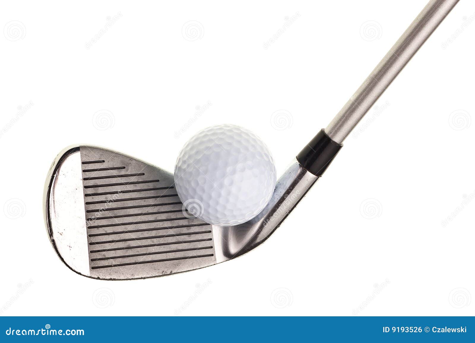 Golf club and ball stock photo. Image of closeup, sports 9193526
