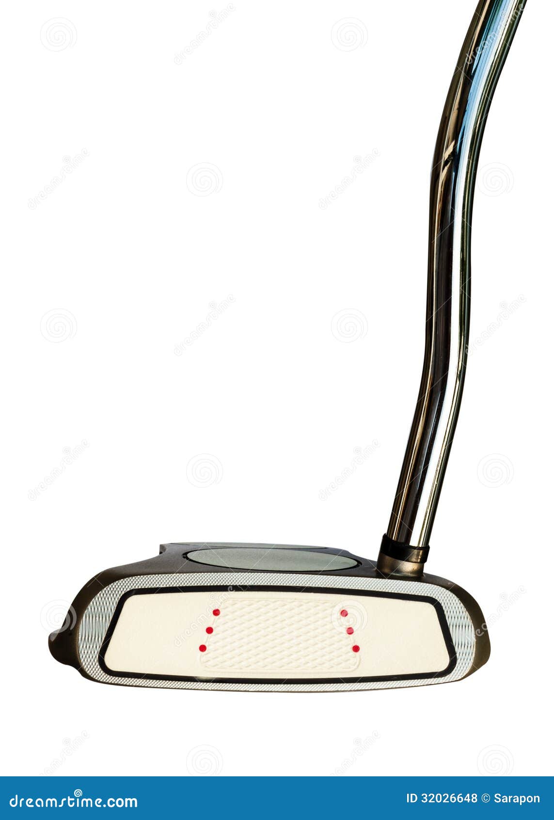 Golf Club Putter on White Background Stock Photo Image of lifestyle