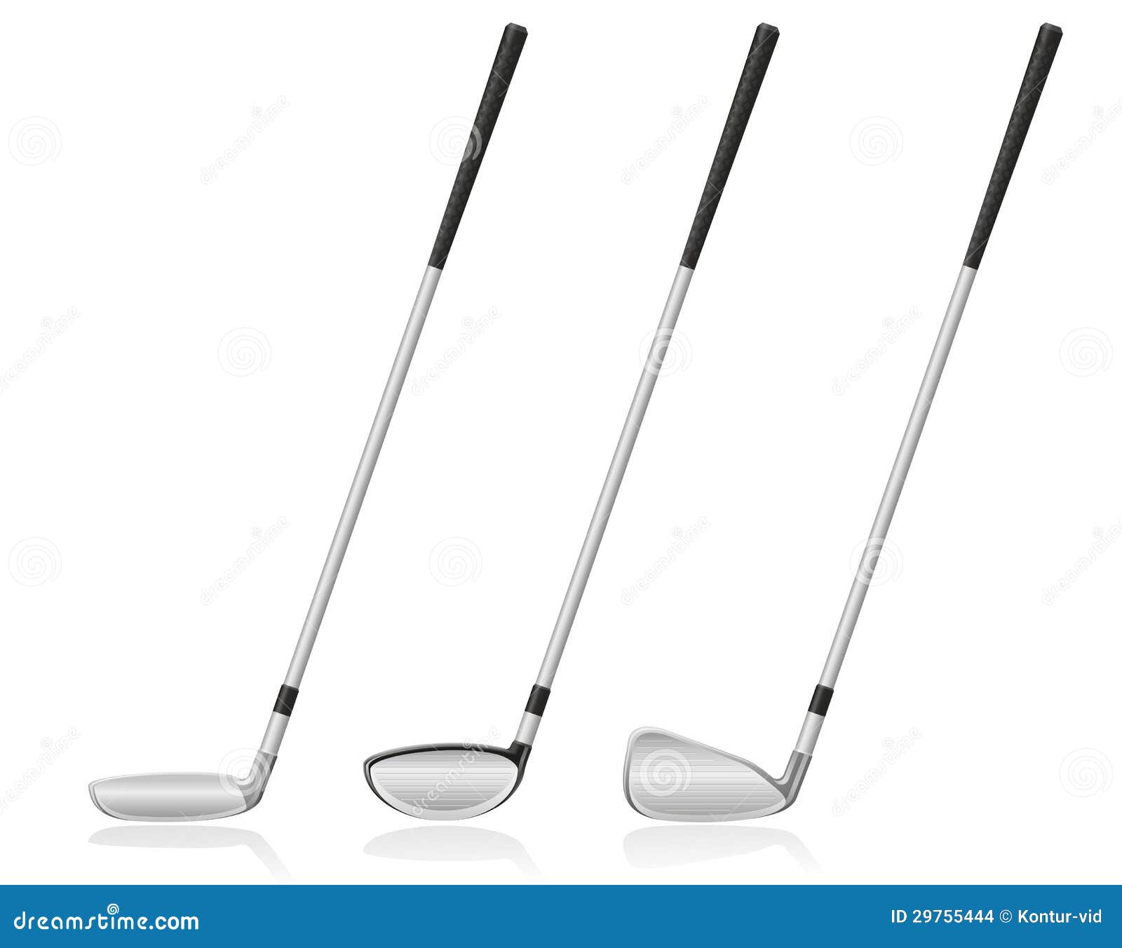 free crossed golf clubs clip art - photo #44