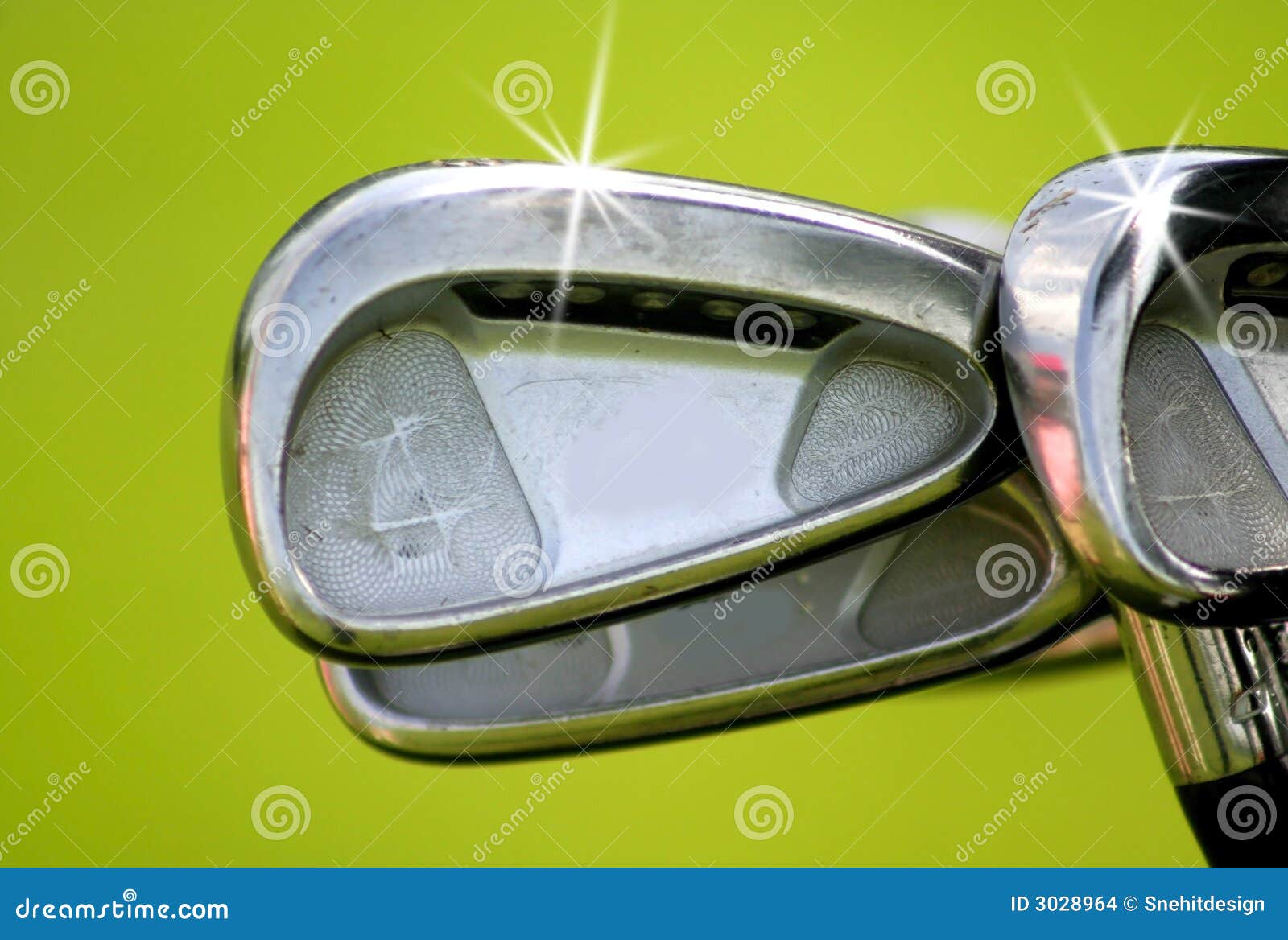 Golf Clubs stock photo. Image of grass, wheels, object 3028964