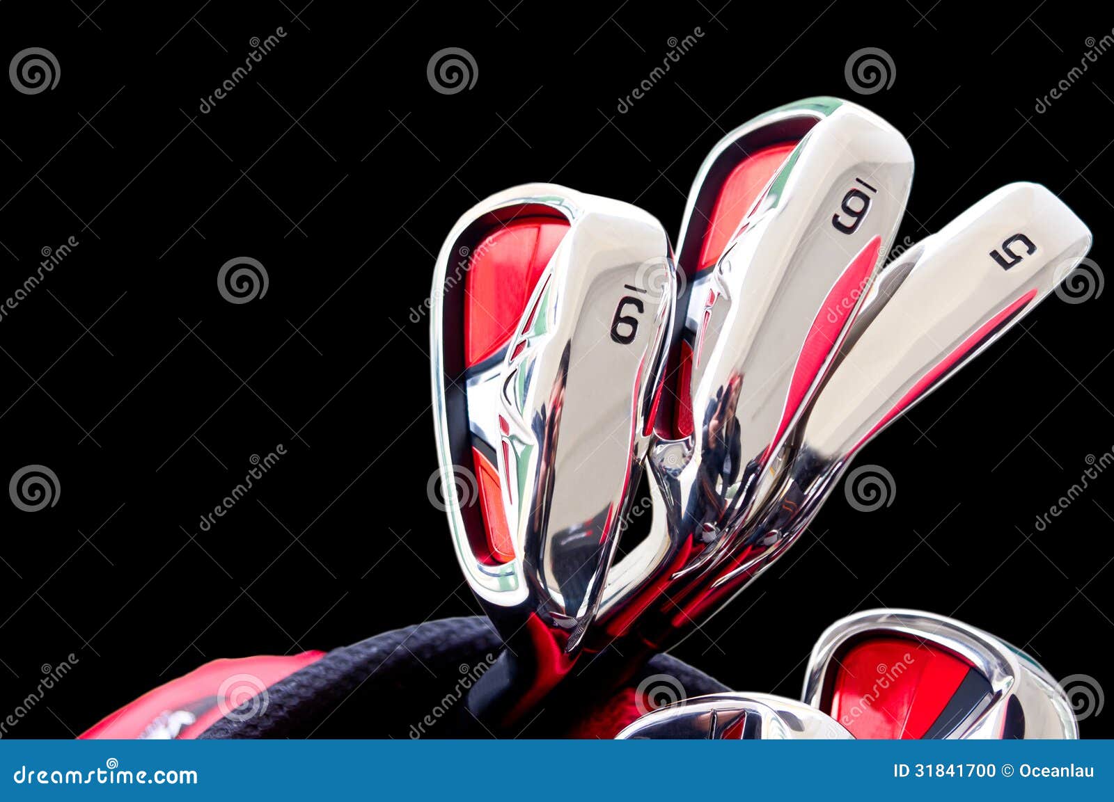 Golf clubs stock photo. Image of negotiate, bird, golf 31841700