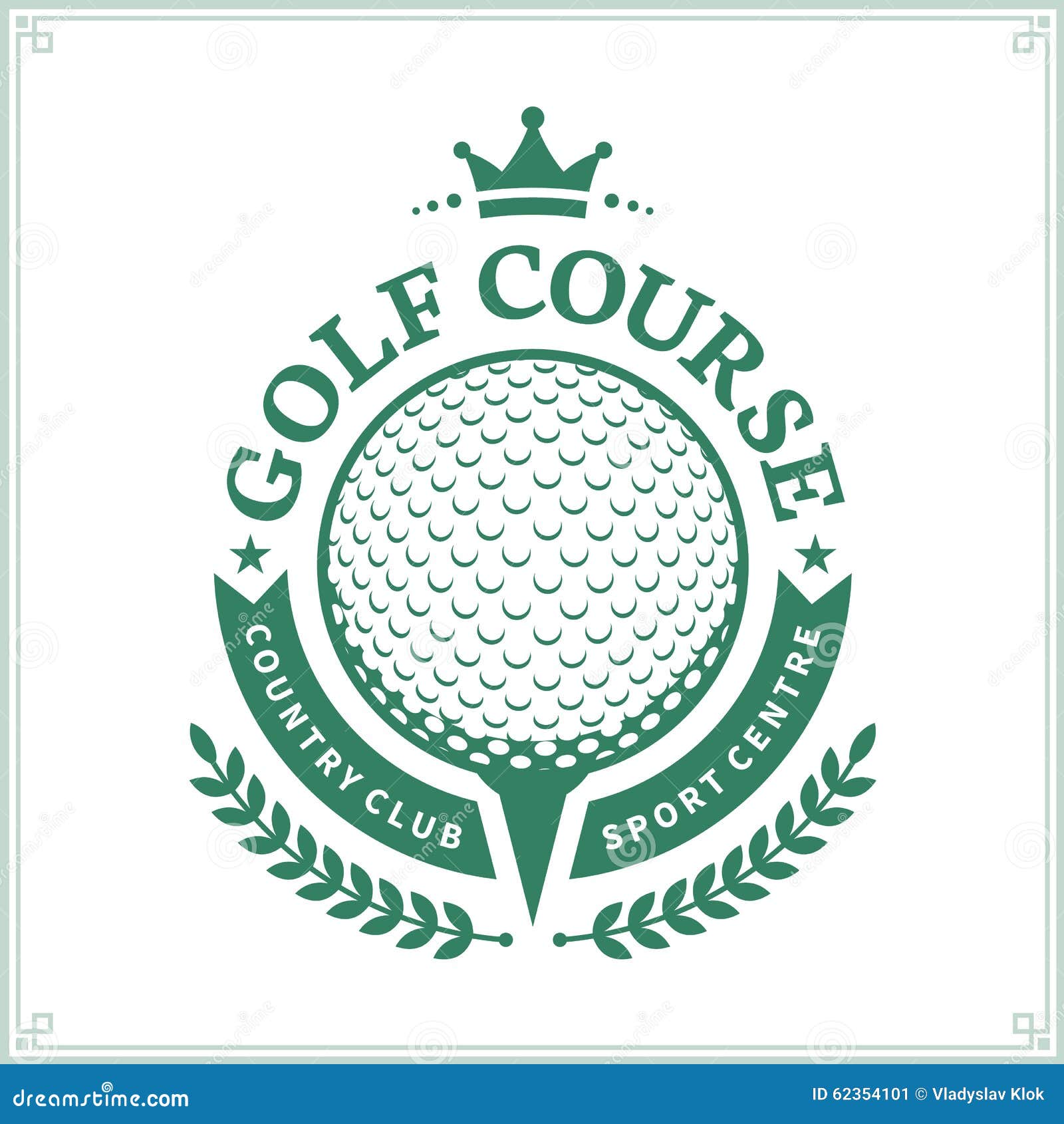 Golf Country Club Logo Template Stock Vector - Illustration of logo, icon:  62354101