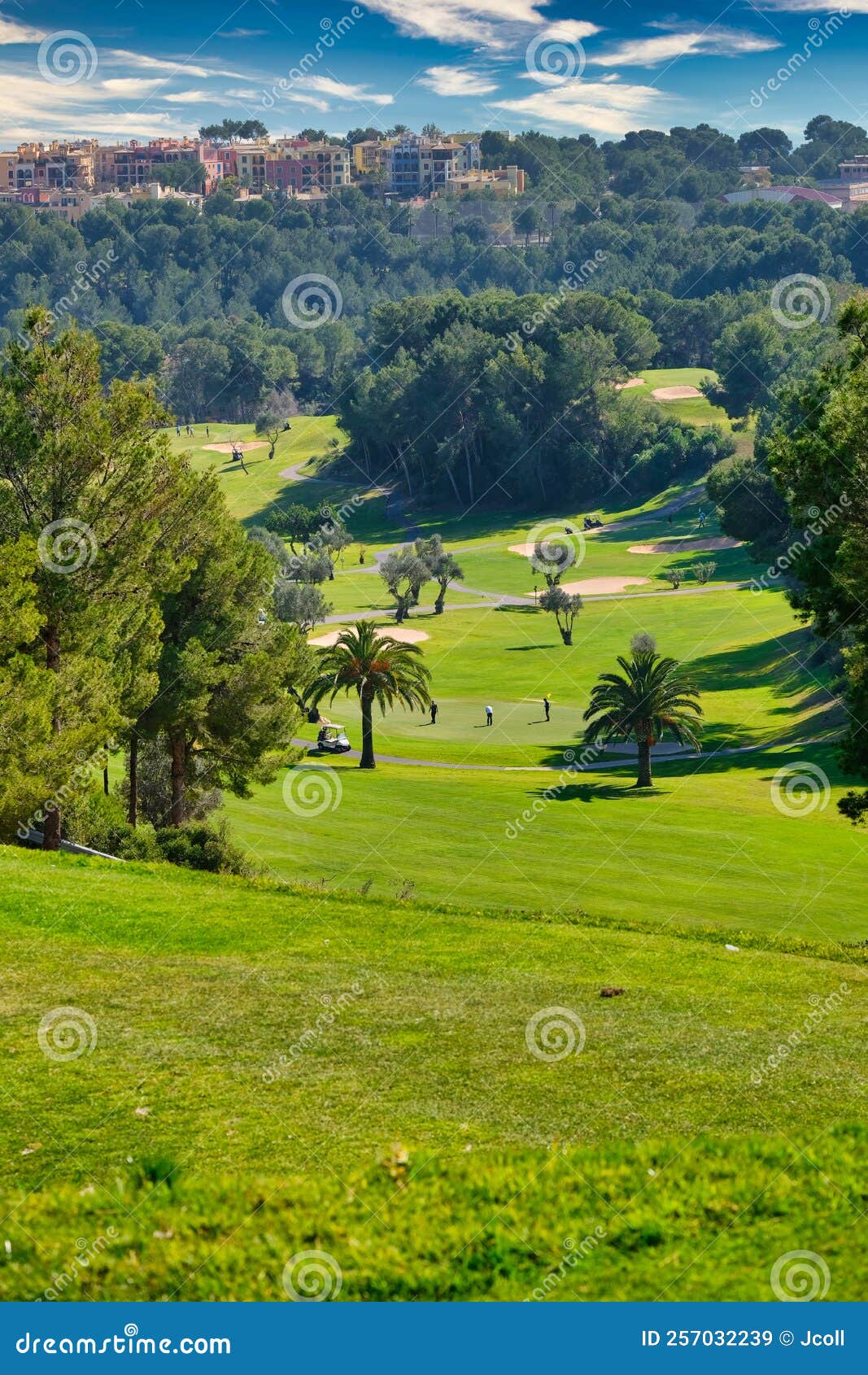 Golf Course stock image. Image of recreation, golfer 257032239
