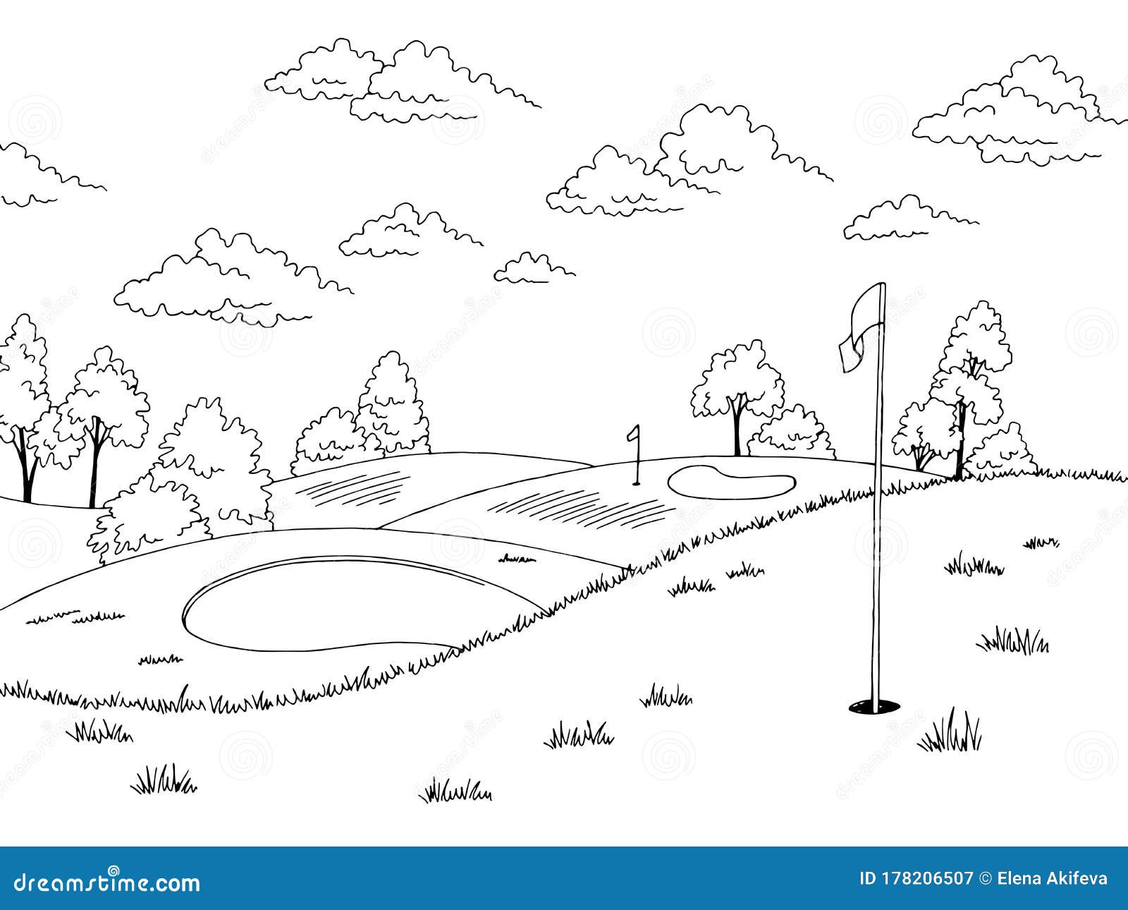 Golf Line Drawing at Ryan Knight blog Golf Line Drawing at Ryan Knight blog