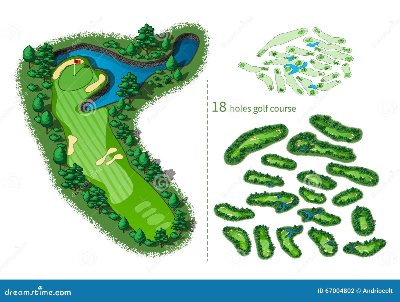 Template Golf Holes Template Golf Holes