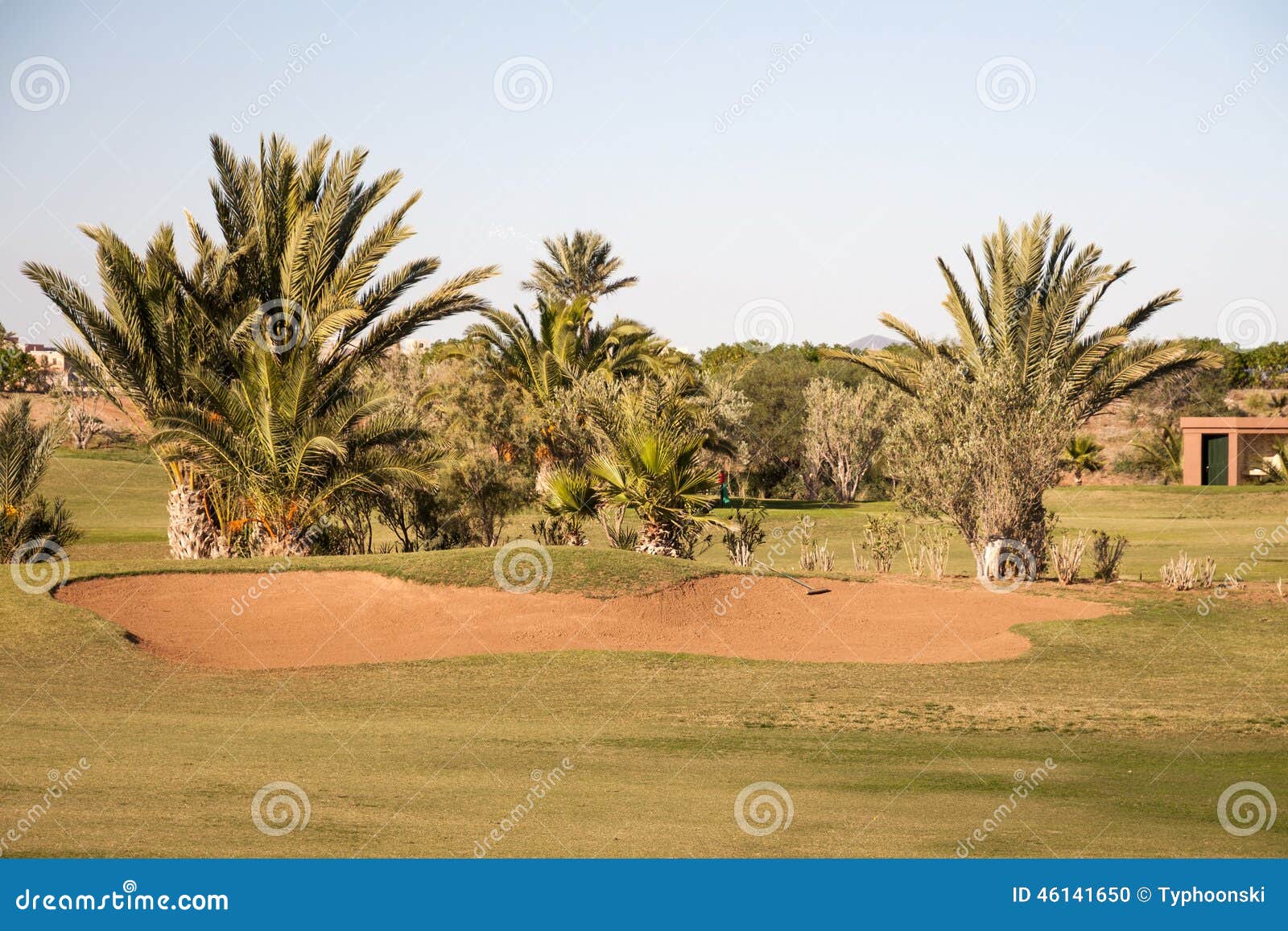 Golf course in Marrakesh stock photo. Image of marrakesh 46141650