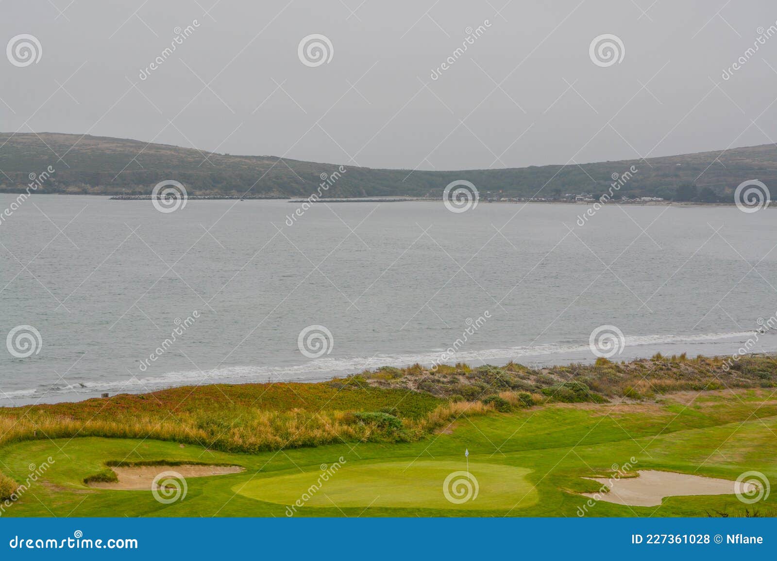 A Golf Course Overlooking Bodega Bay in Doran Park Sonoma County A Golf Course Overlooking Bodega Bay in Doran Park Sonoma County