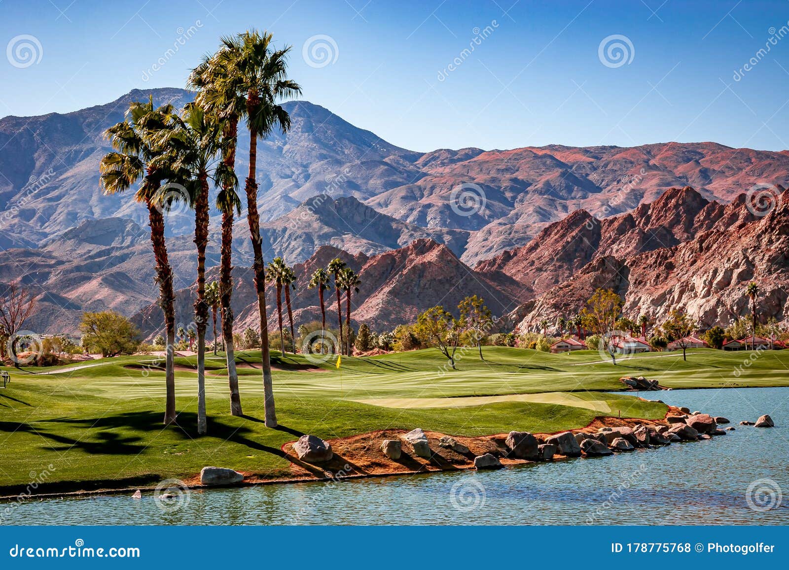 Golf Course, Palm Springs, California Stock Photo Image of sunny
