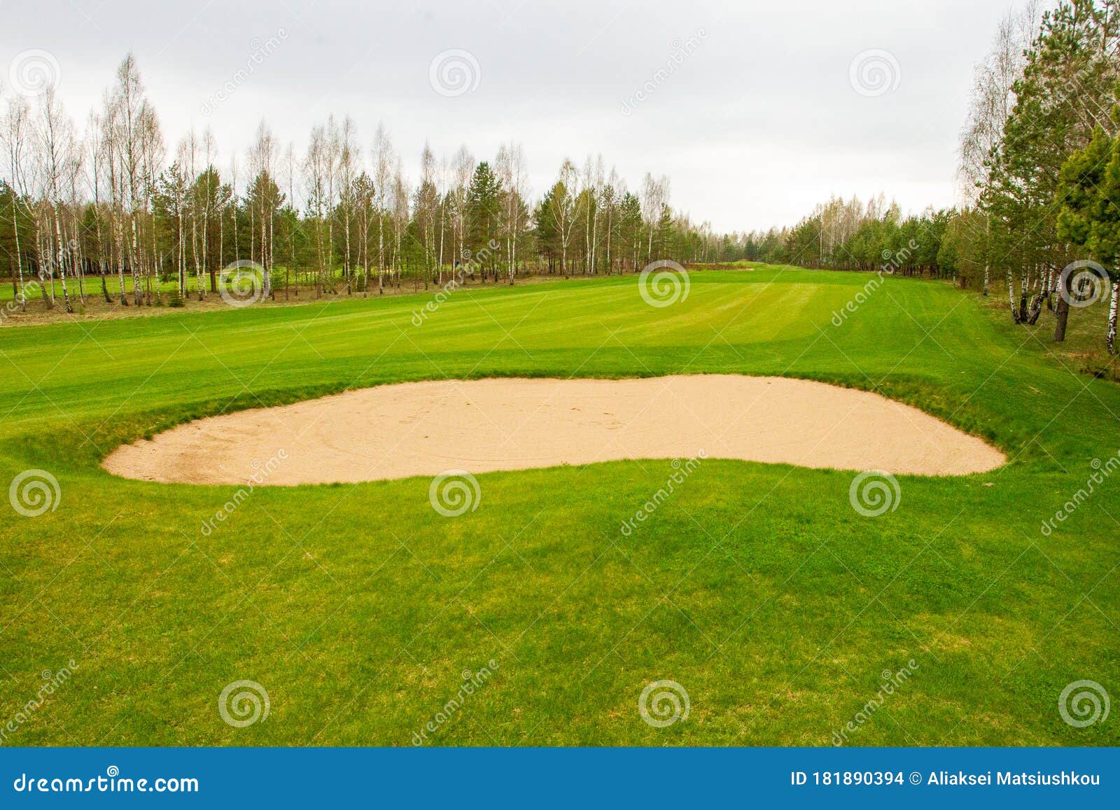 Golf Course Panoramas and Infrastructure Stock Photo Image of