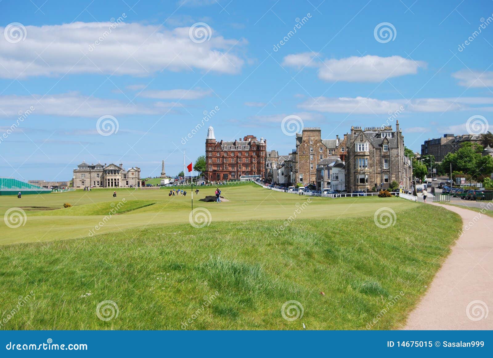 golf course at st. andrews