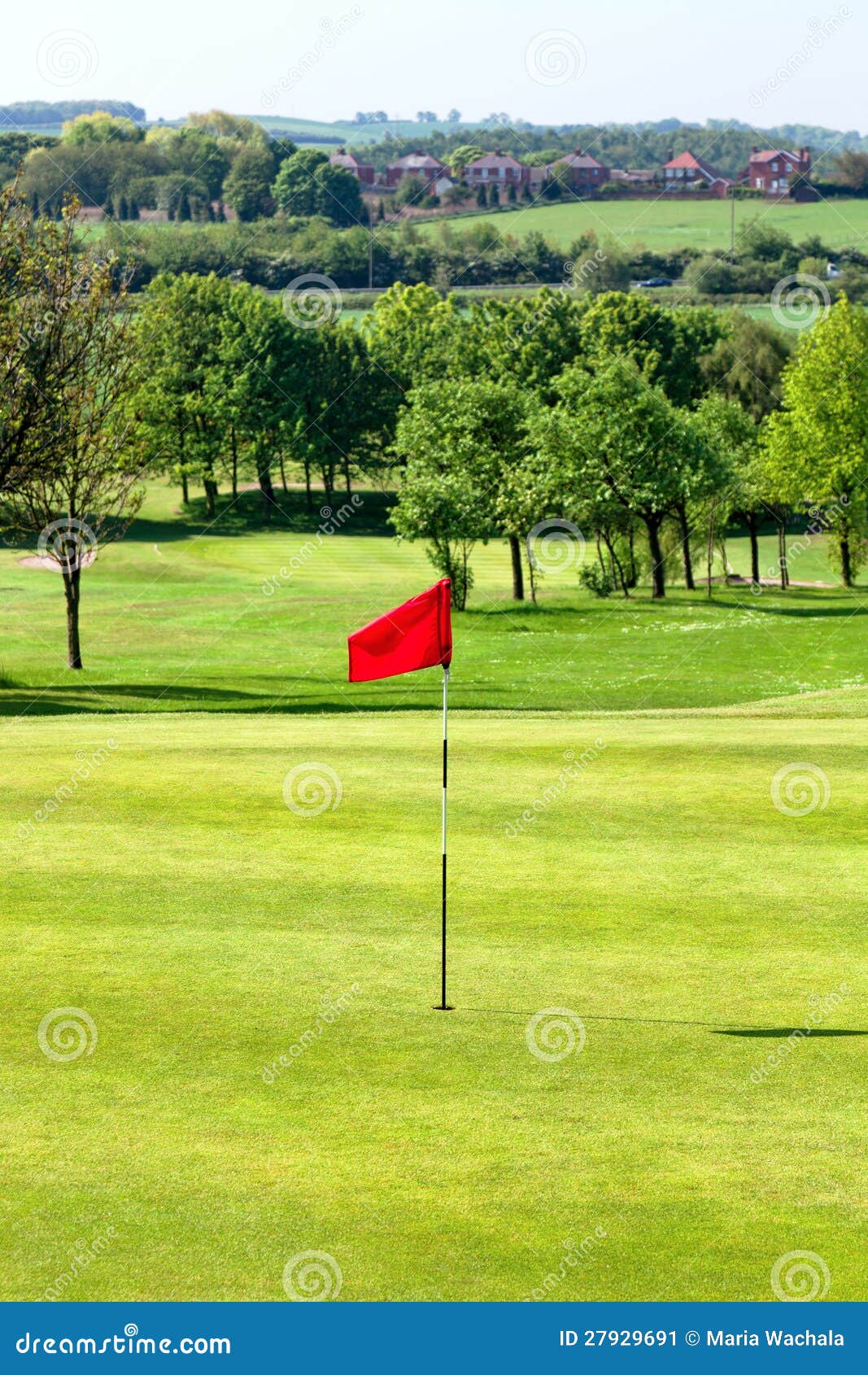 Golf course,uk stock image. Image of field, nature, freedom 27929691