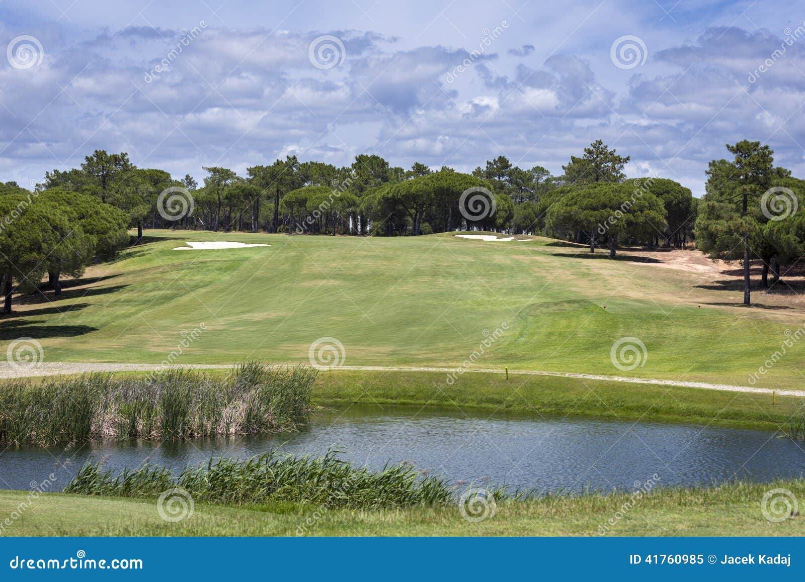golf course on vilamoura, portugal