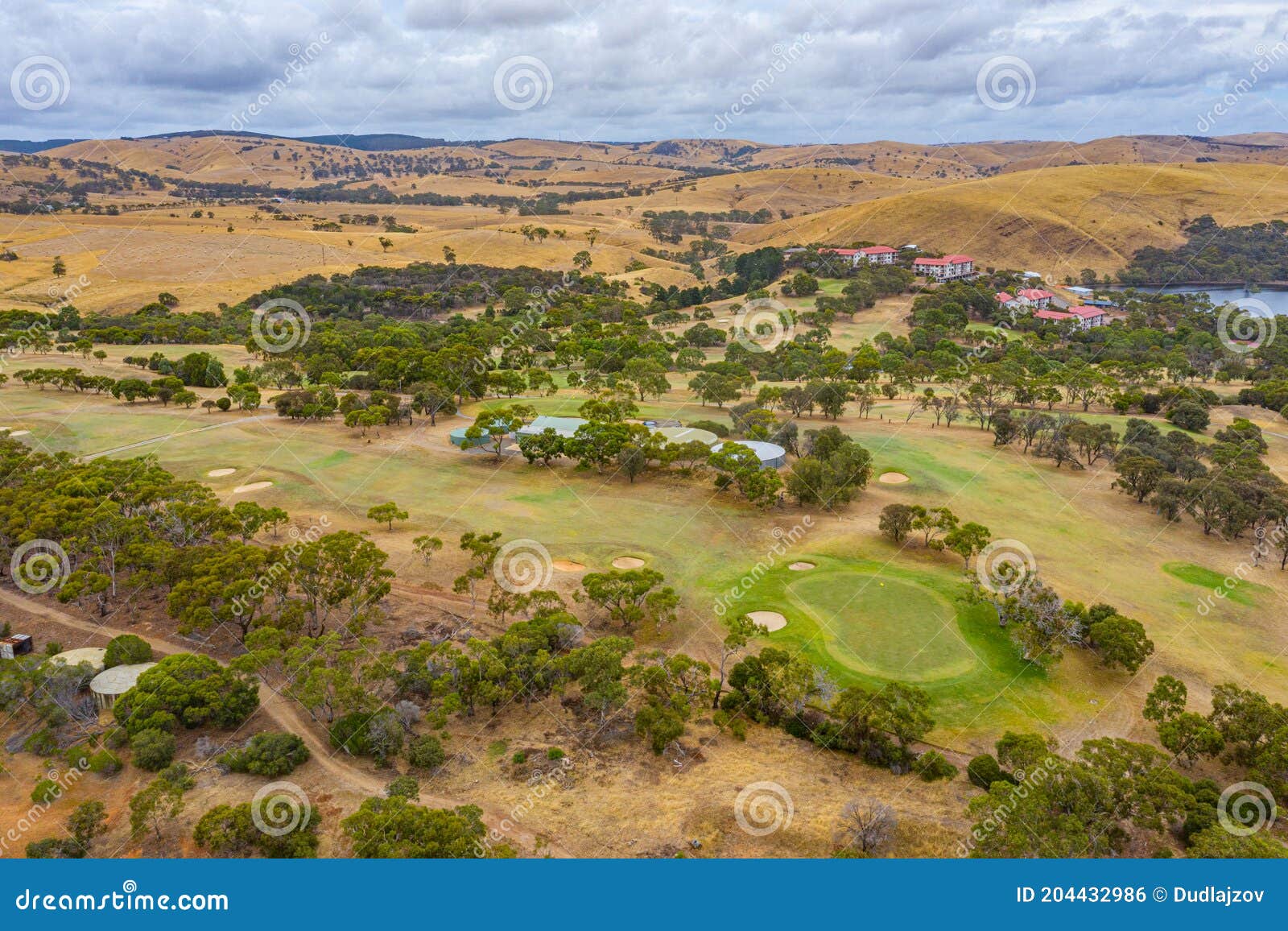 Golf Course at Wirrina Cove in Australia Stock Photo Image of
