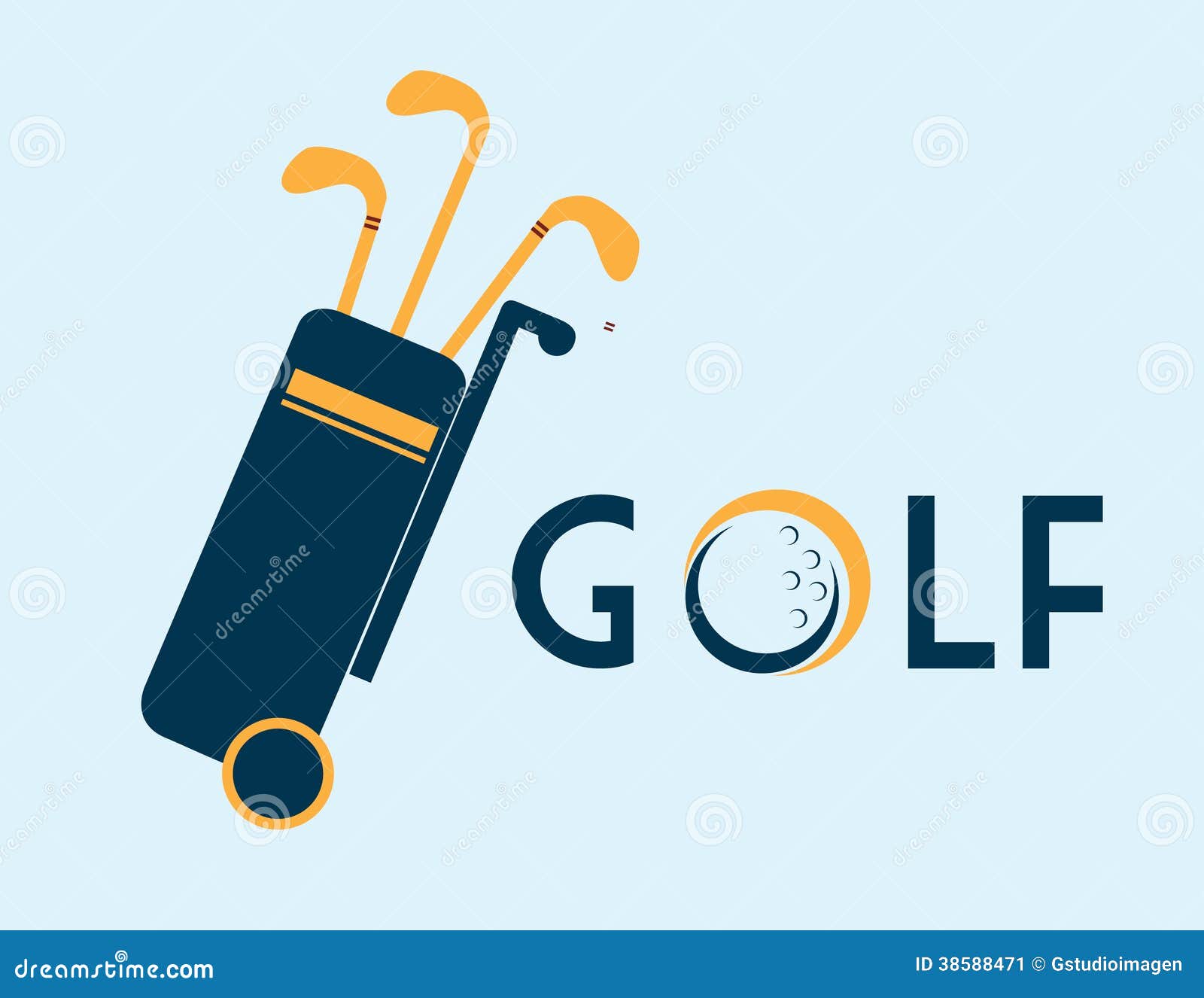 Golf design stock vector. Illustration of equipment, classification