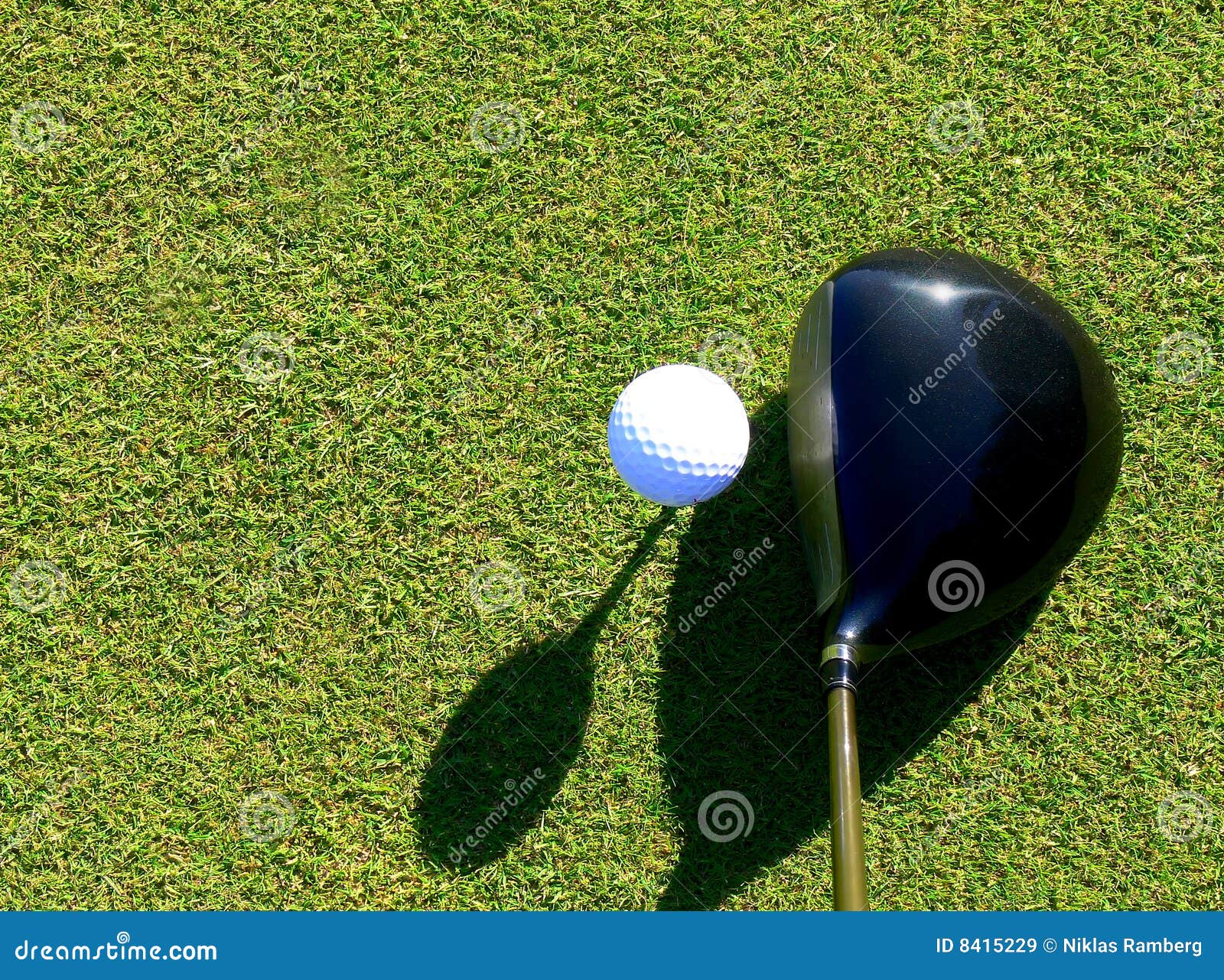 Golf Driver and Ball stock image. Image of bogey, glove 8415229